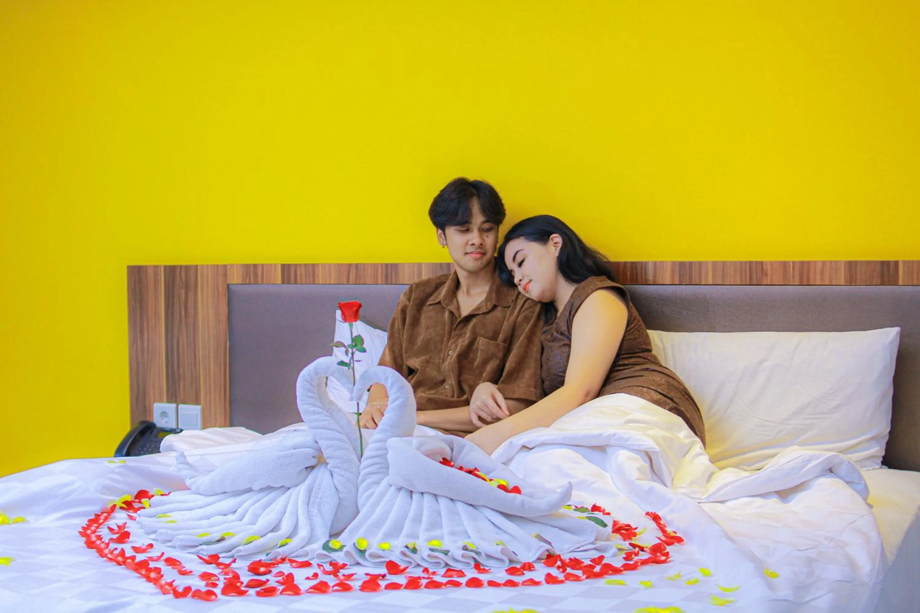 Decorative detail, Bed in Swiss-Belexpress Kuta Legian