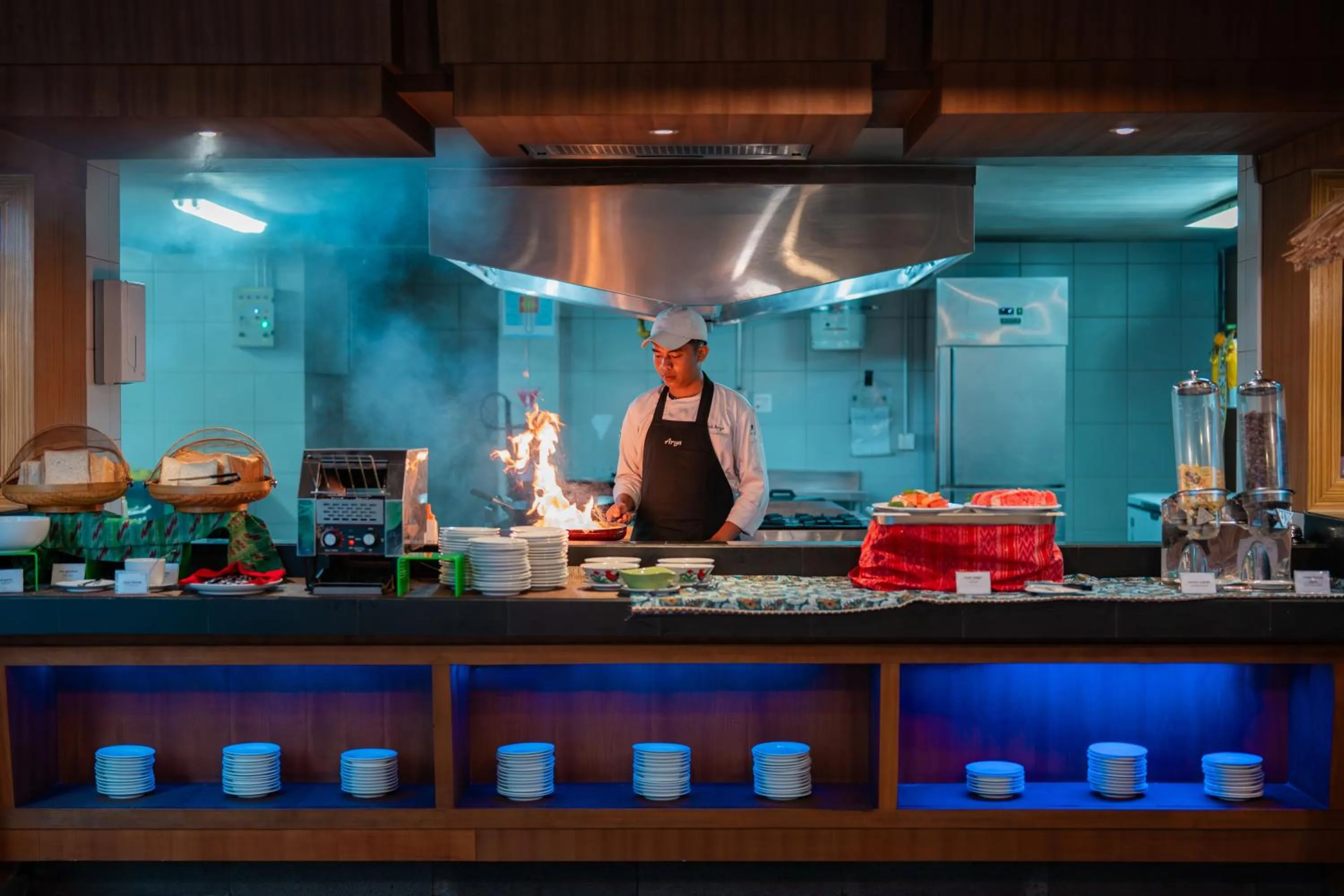 Food and drinks in Swiss-Belexpress Kuta Legian