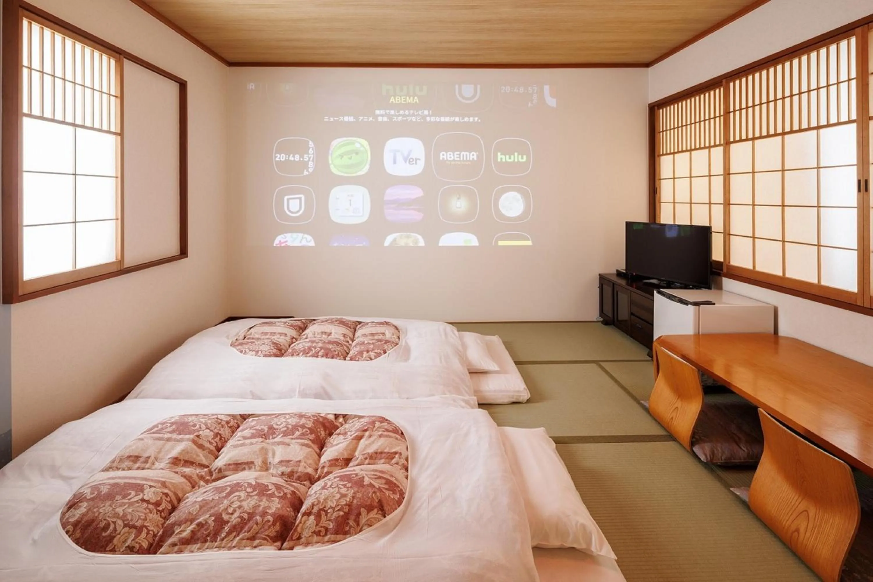 Bed in Yokaichi Royal Hotel