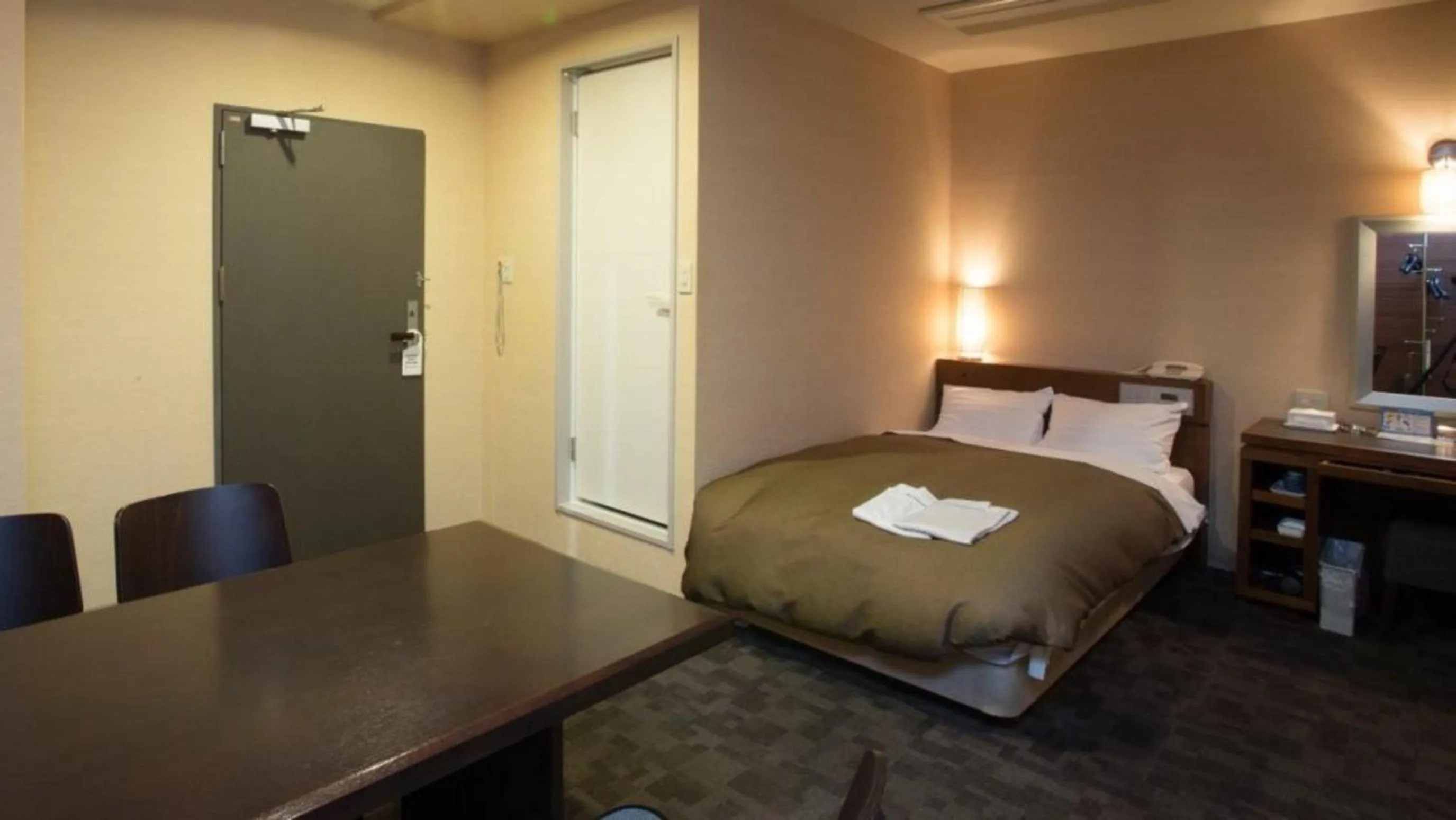 Photo of the whole room, Bed in Center Hotel Toyota