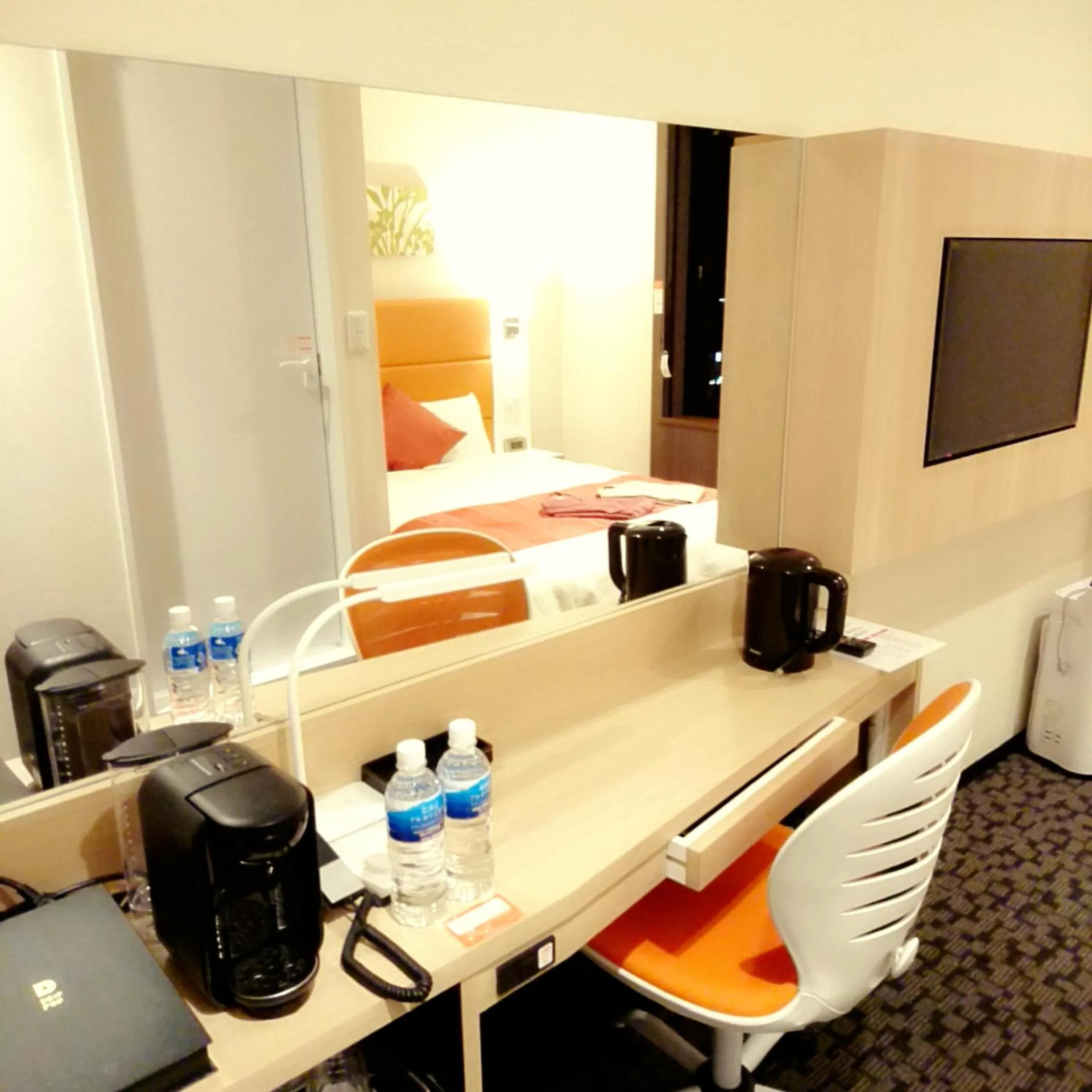 Decorative detail, Bed in Queens Hotel Chitose