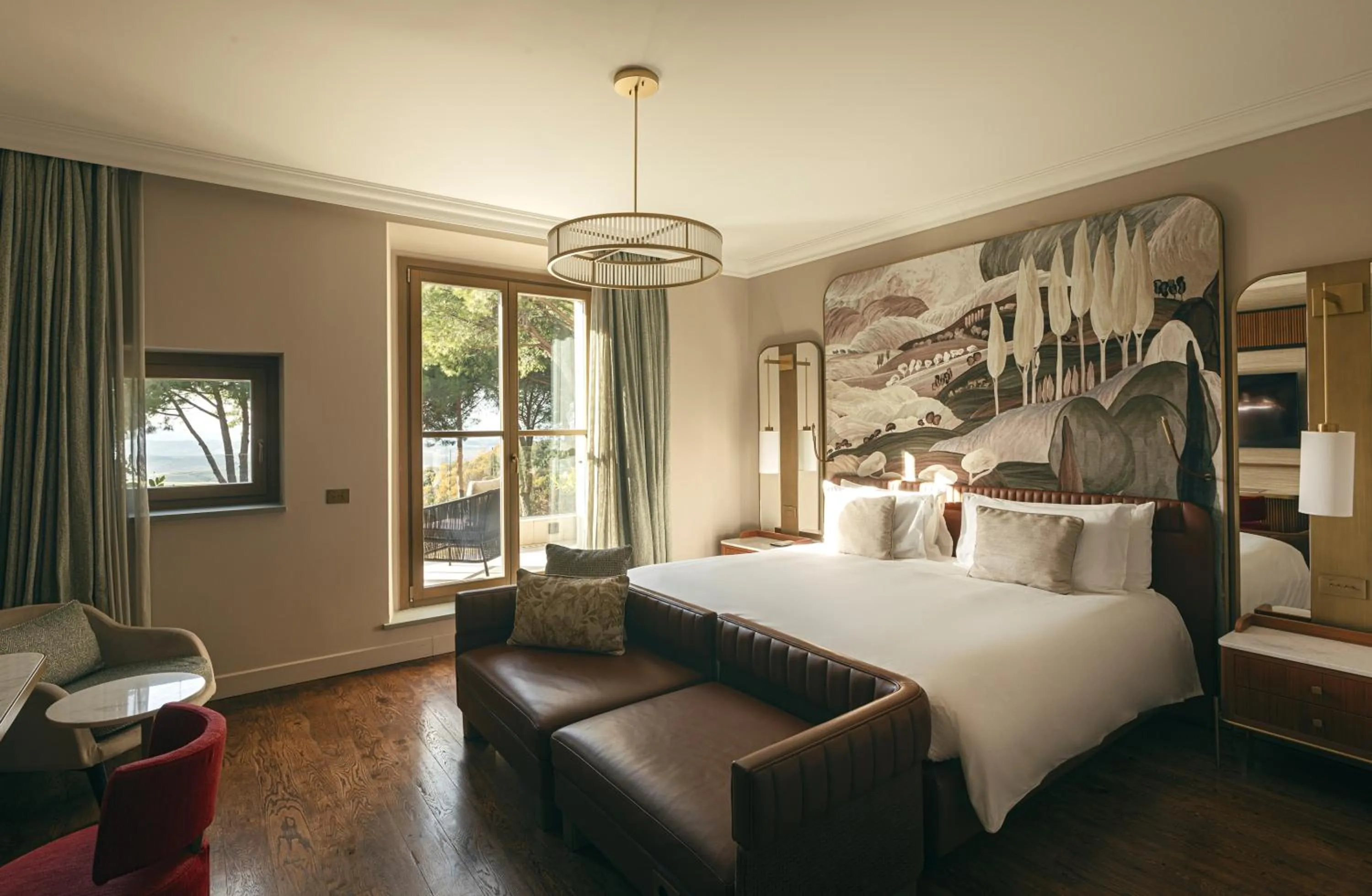 Balcony/Terrace, Bed in Castelfalfi