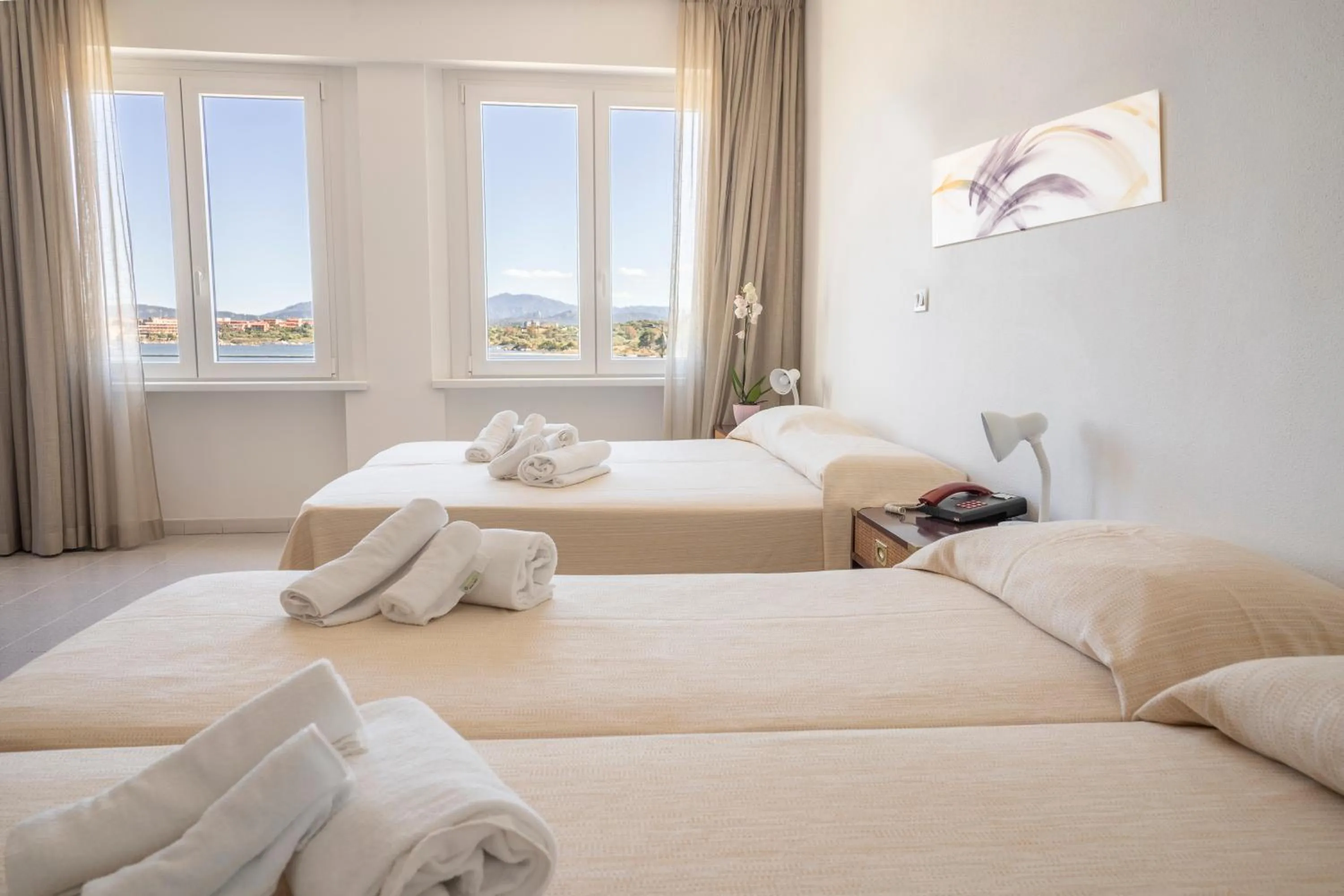 Bedroom, Bed in Hotel De Plam