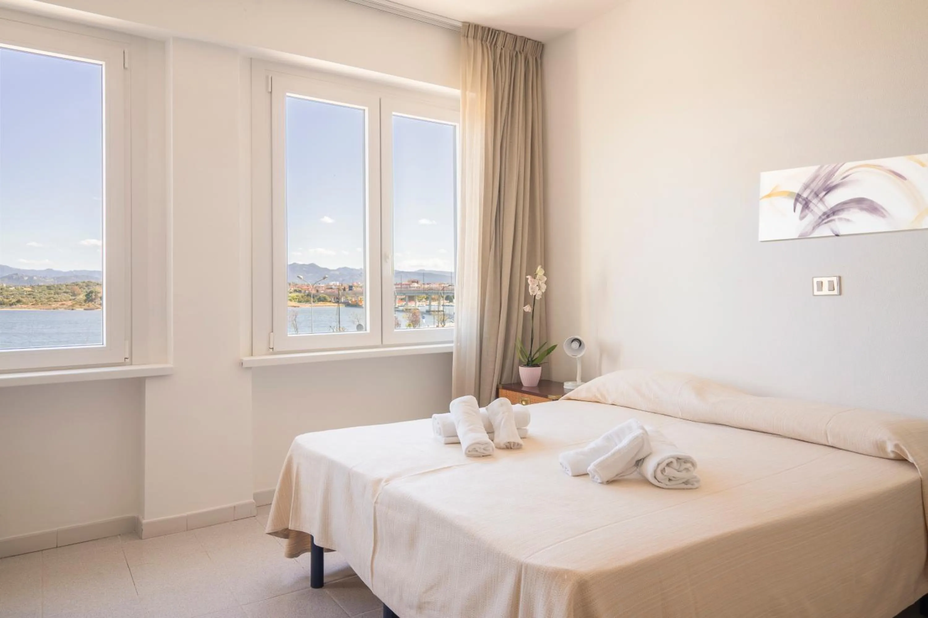 Bedroom, Bed in Hotel De Plam