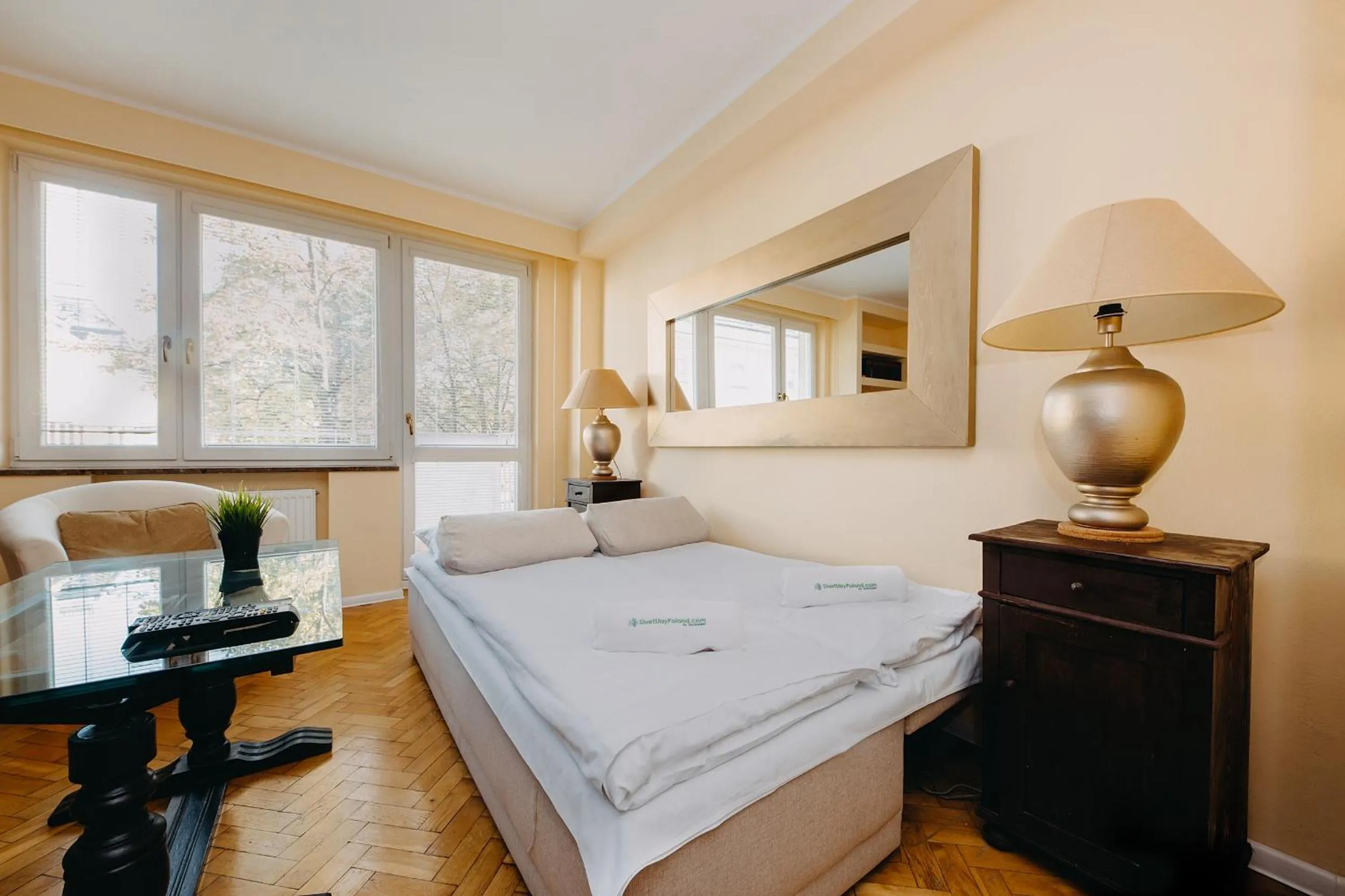 Bed in ShortStayPoland Warecka (B2)