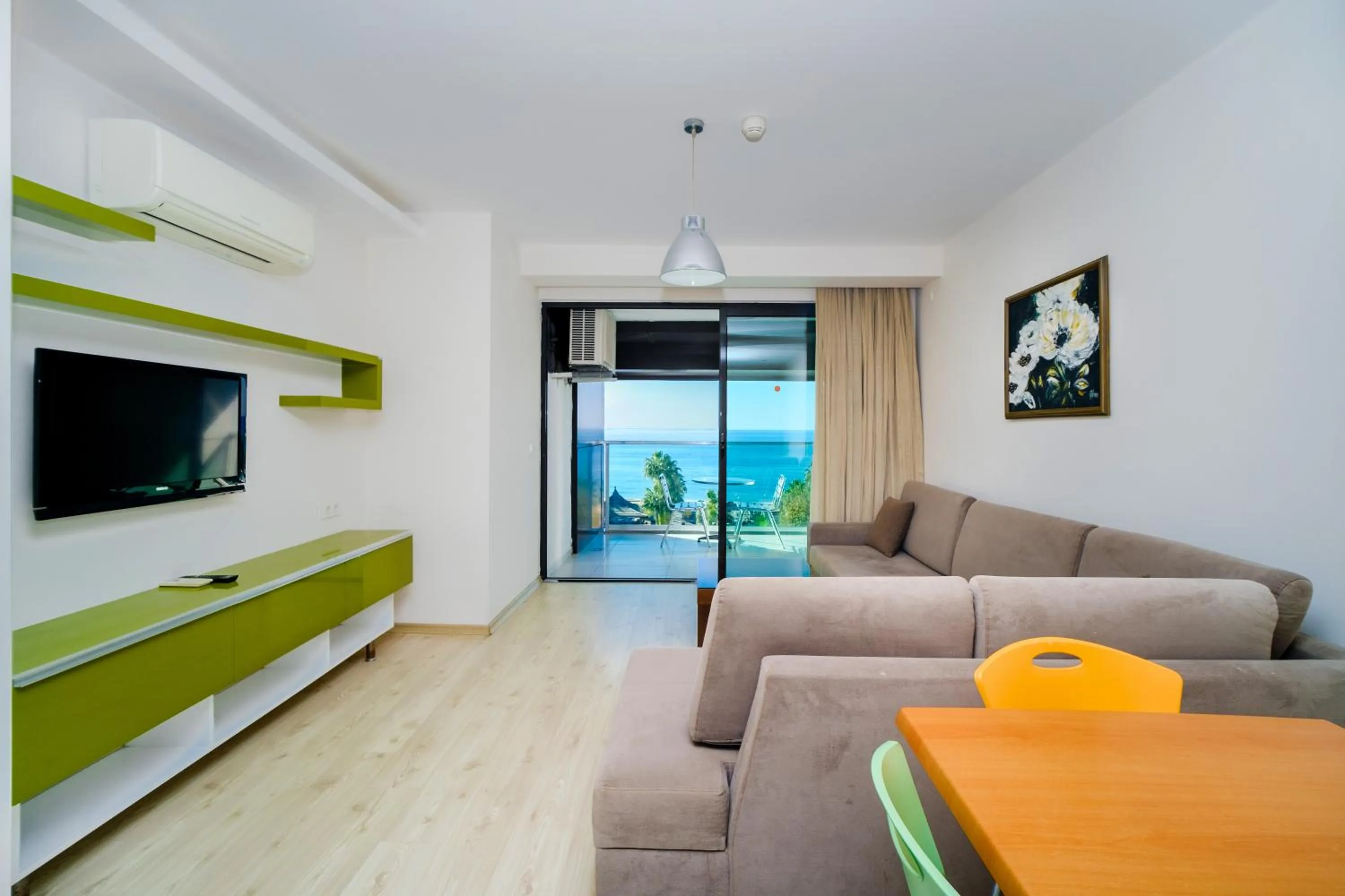 Living room in Delfino Apart Hotel