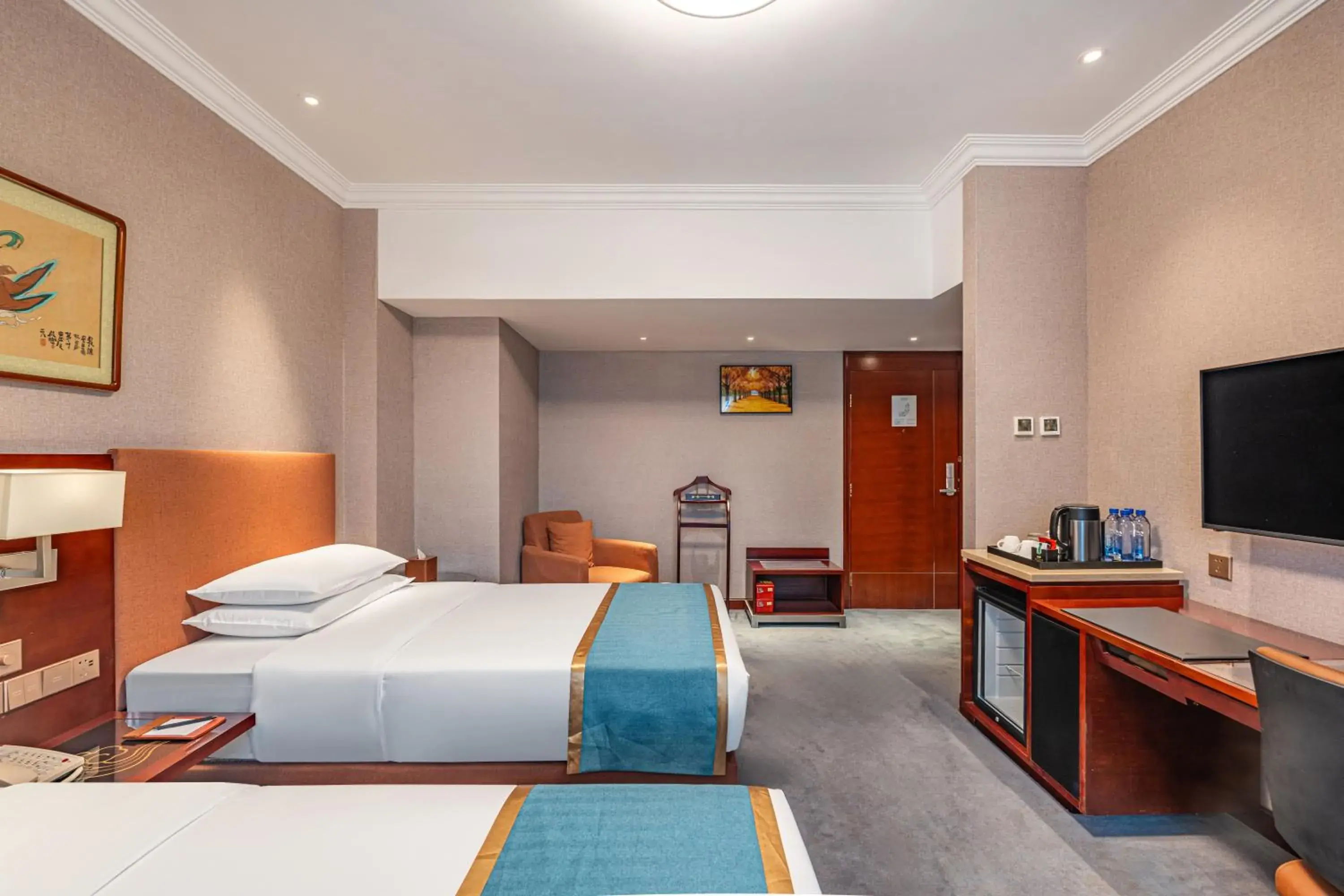 Deluxe Twin Room in Beijing Feitian Hotel Deluxe Twin Room in Beijing Feitian Hotel