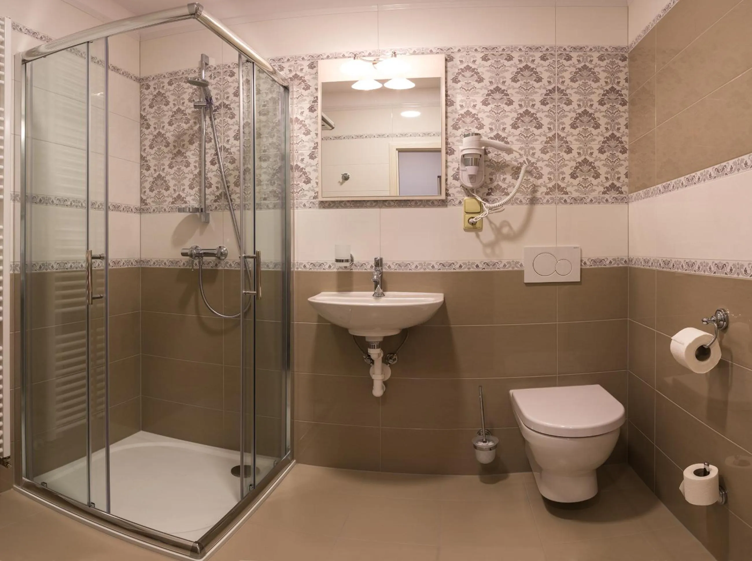 Bathroom in Penzion Longus