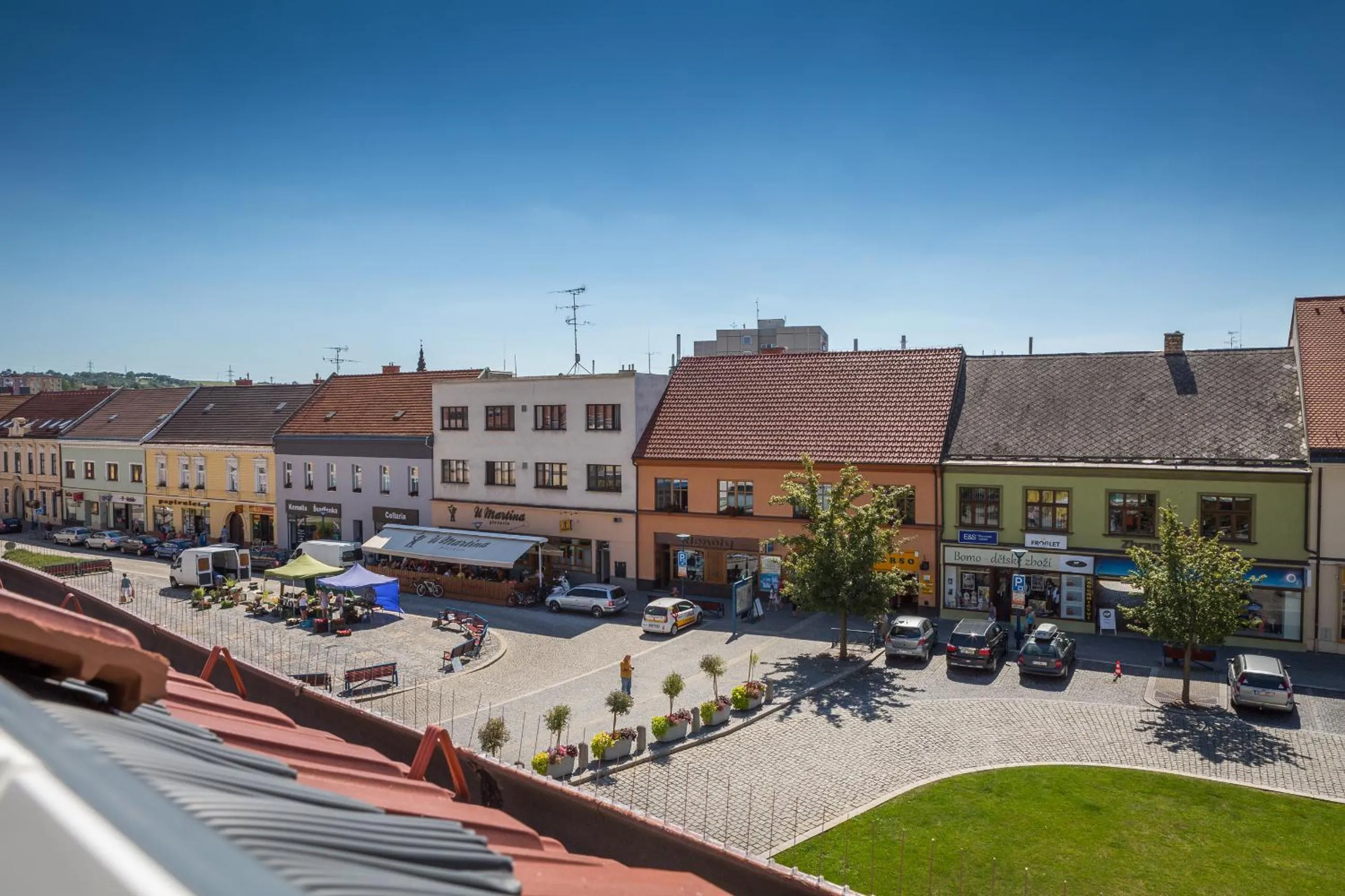 City view in Penzion Longus