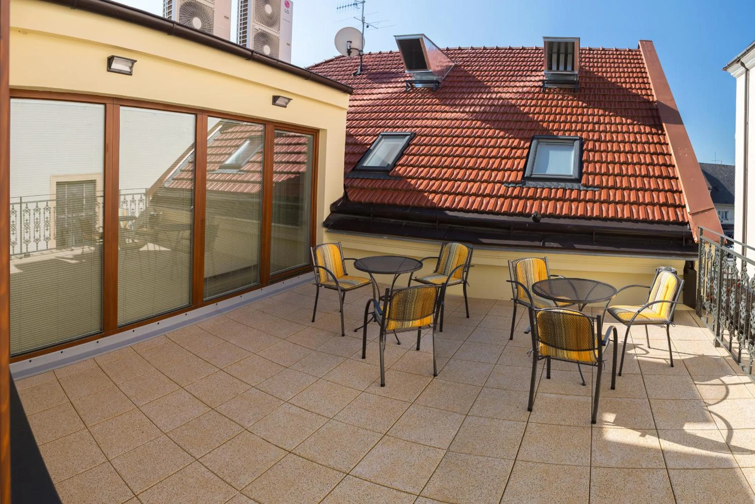 Balcony/Terrace in Penzion Longus