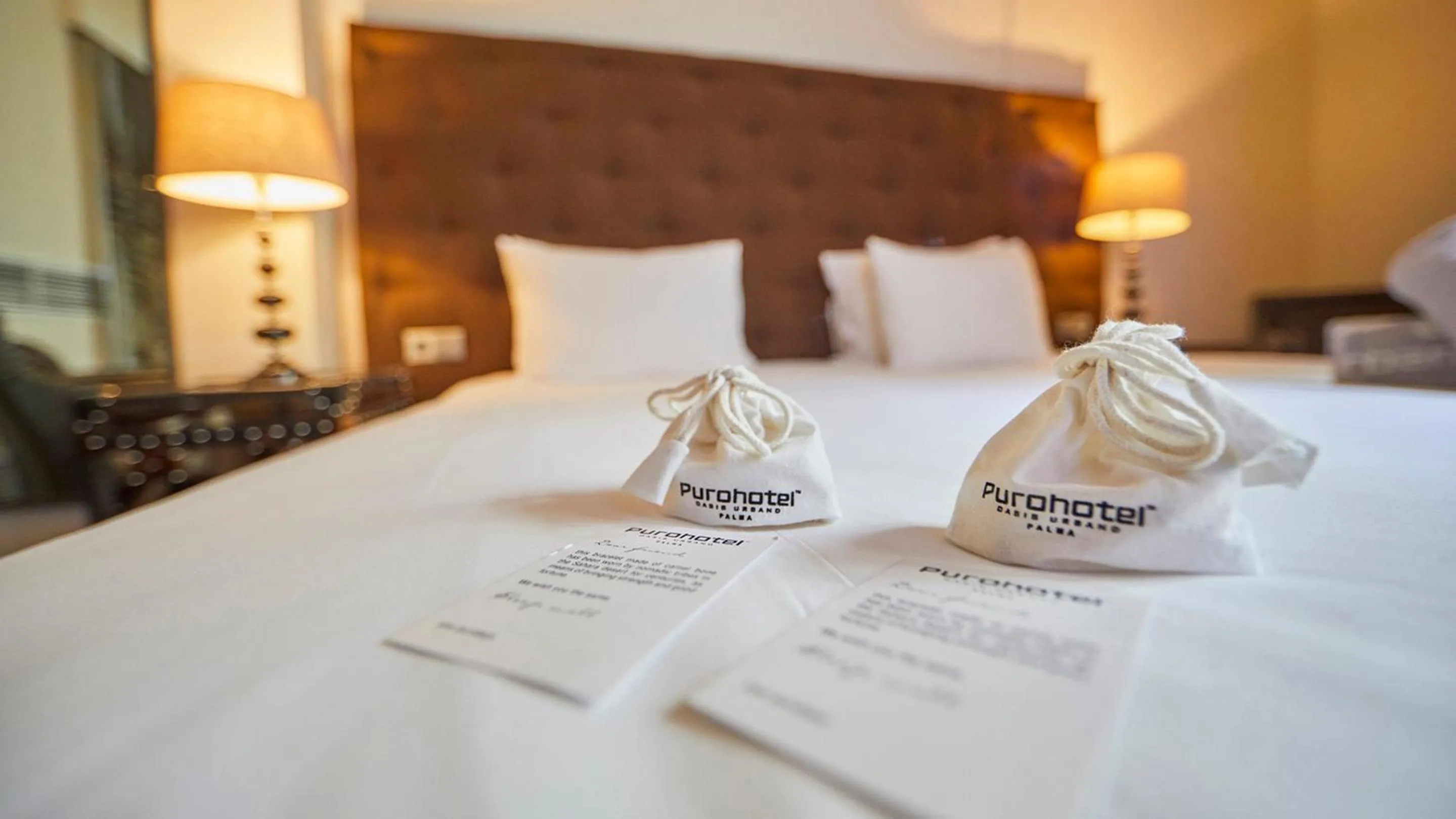 Bed in Purohotel Palma