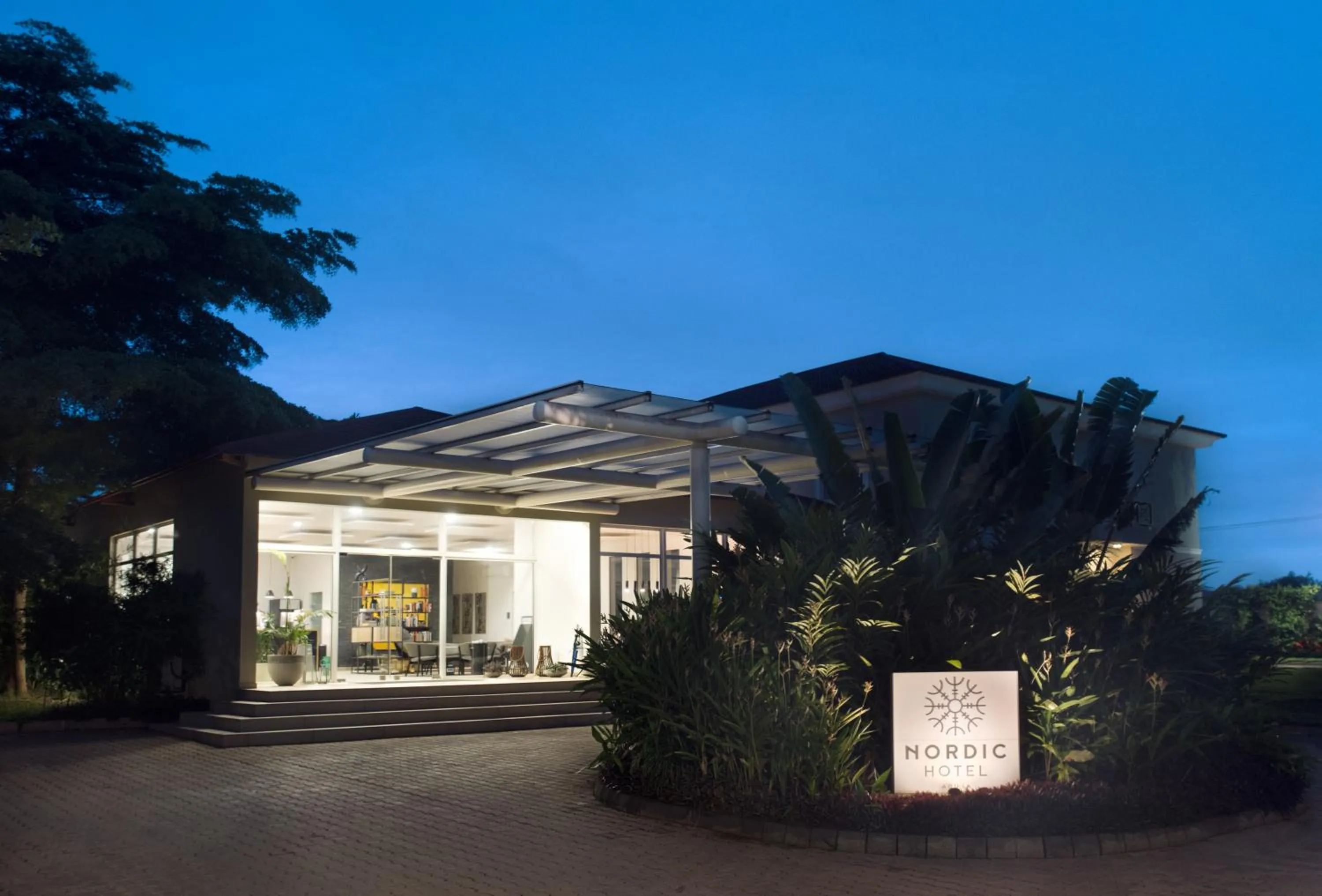 Facade/entrance in Nordic Hotel Abuja