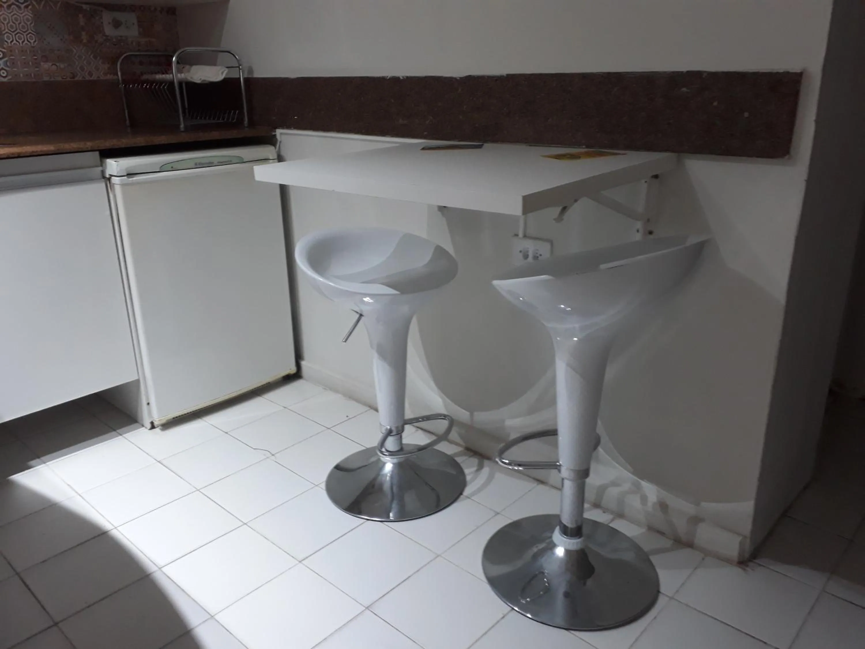 Kitchen or kitchenette in Hotel Victory Business Flat Beira Mar Tambaú