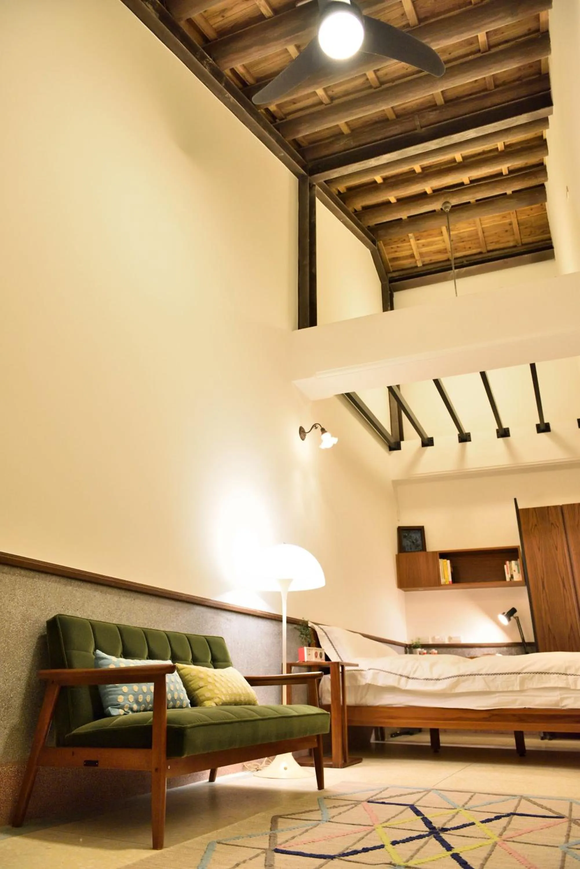 Decorative detail, Bed in OrigInn Space