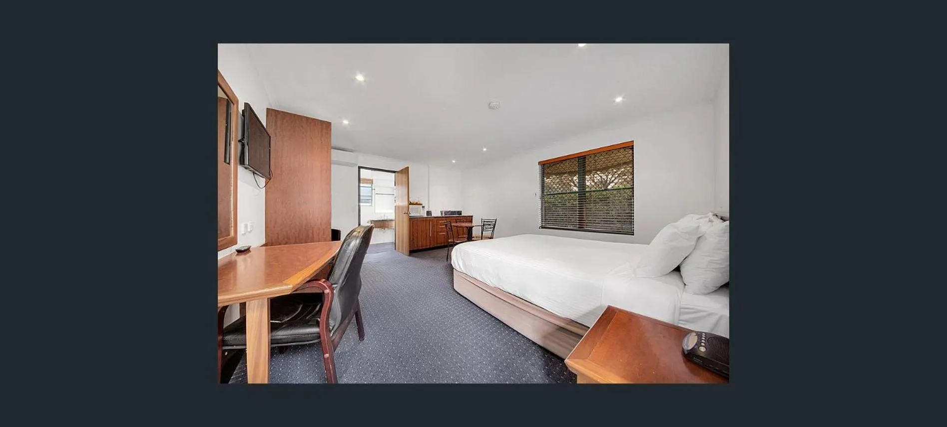 Bed in Gladstone Capricorn Apartments