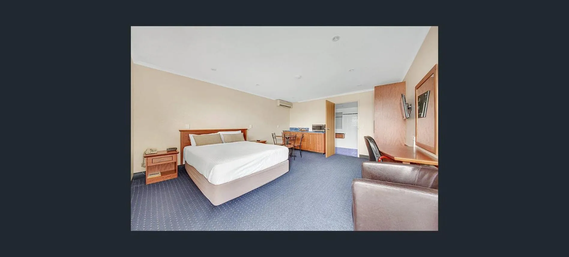 Bed in Gladstone Capricorn Apartments