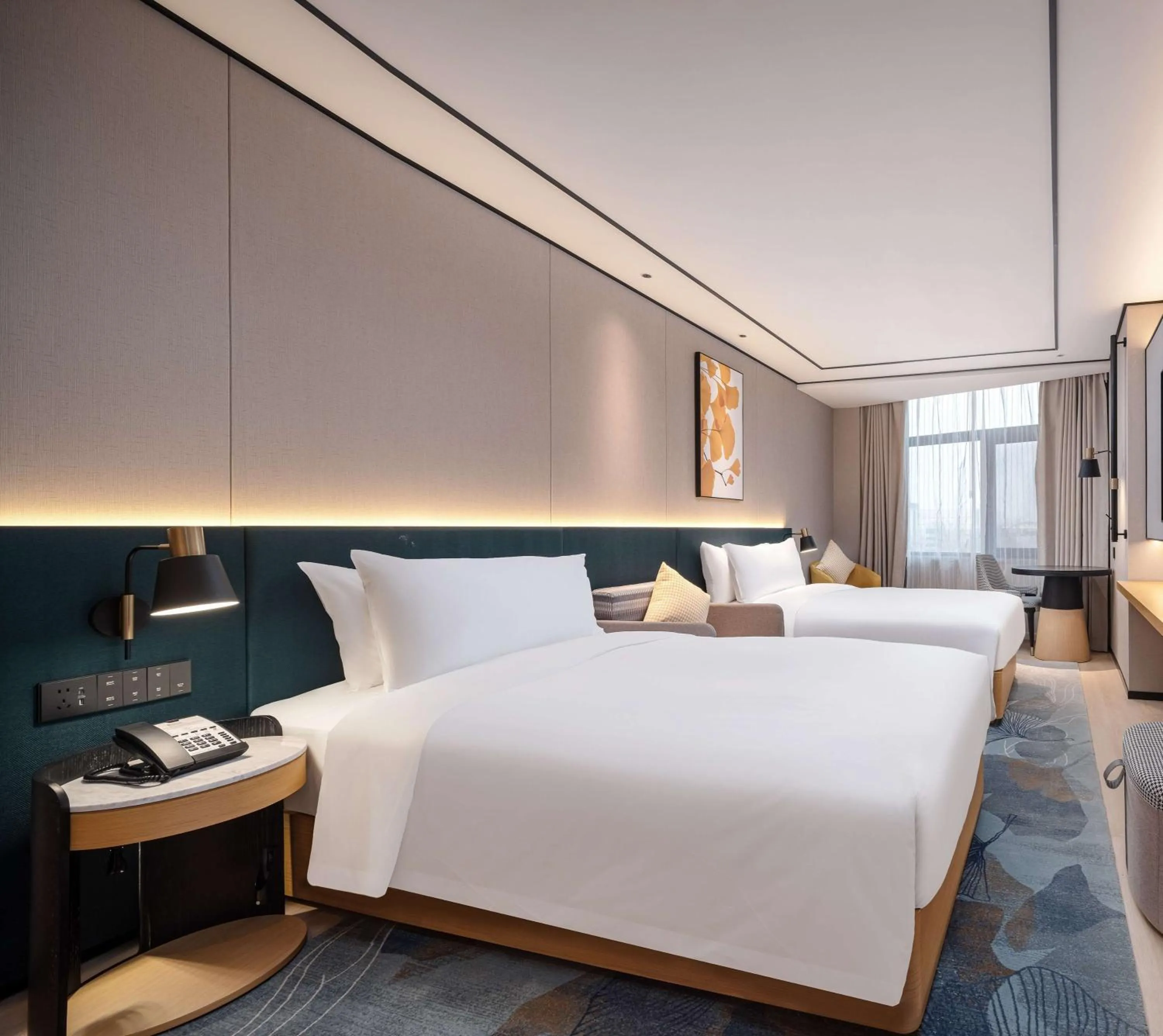 Bed in Hilton Garden Inn Beijing Temple Of Heaven East Gate Station