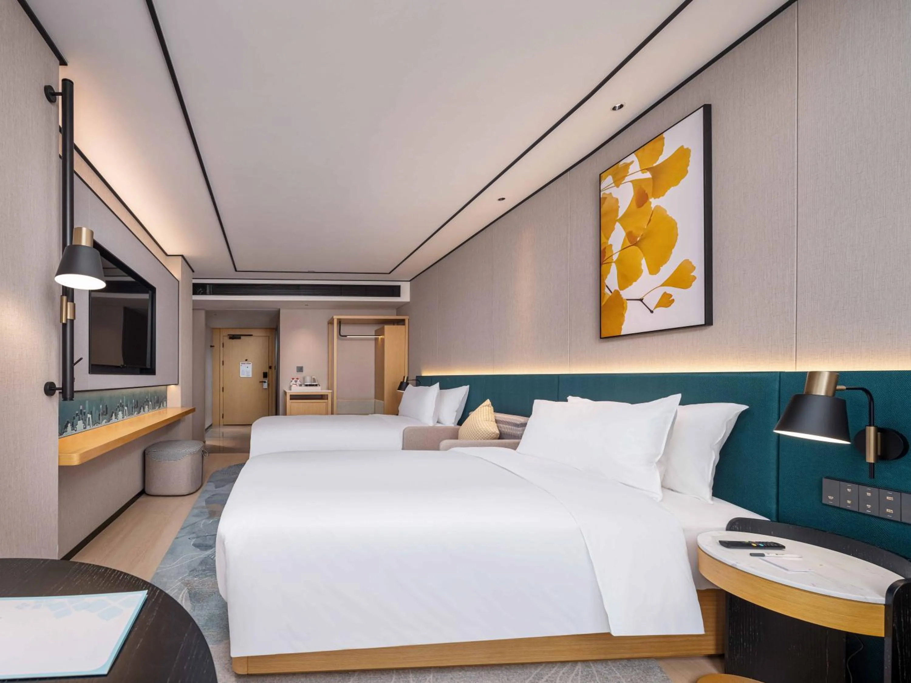 Bed in Hilton Garden Inn Beijing Temple Of Heaven East Gate Station