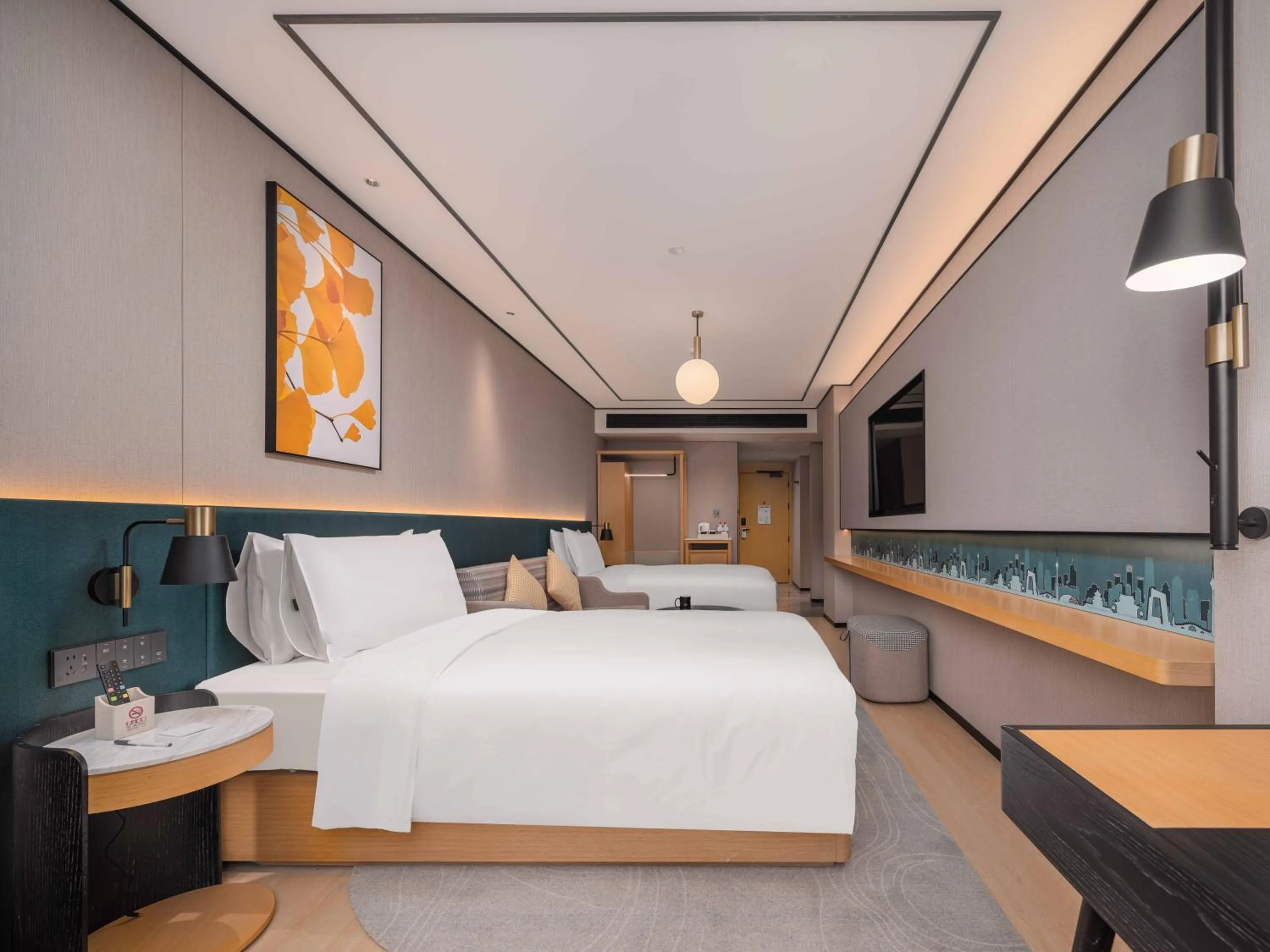 Bed in Hilton Garden Inn Beijing Temple Of Heaven East Gate Station