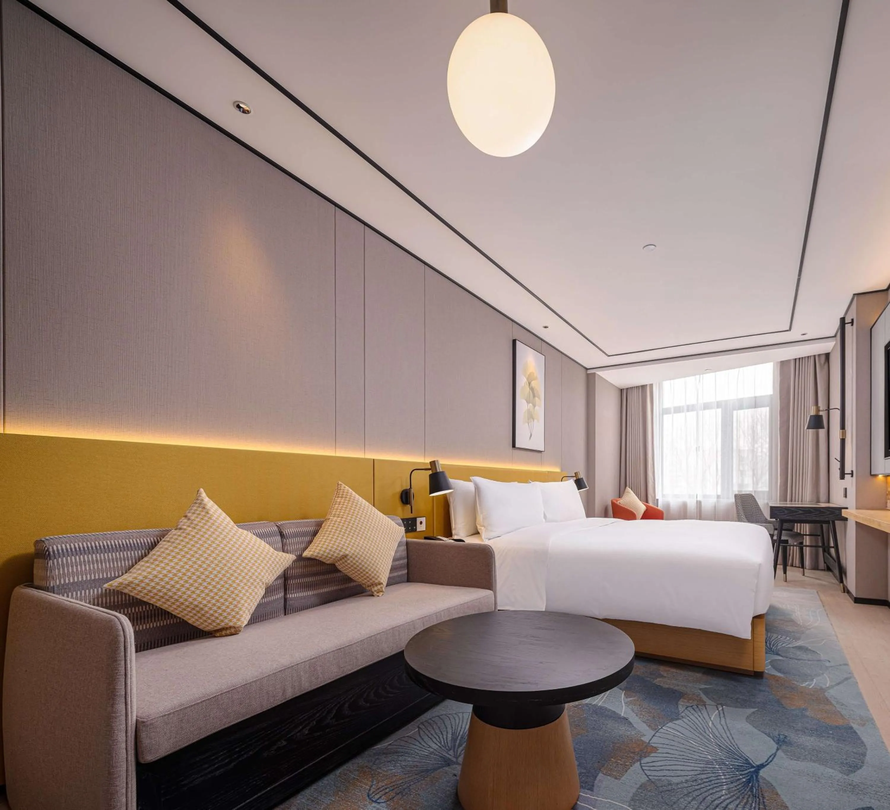 Living room, Bed in Hilton Garden Inn Beijing Temple Of Heaven East Gate Station