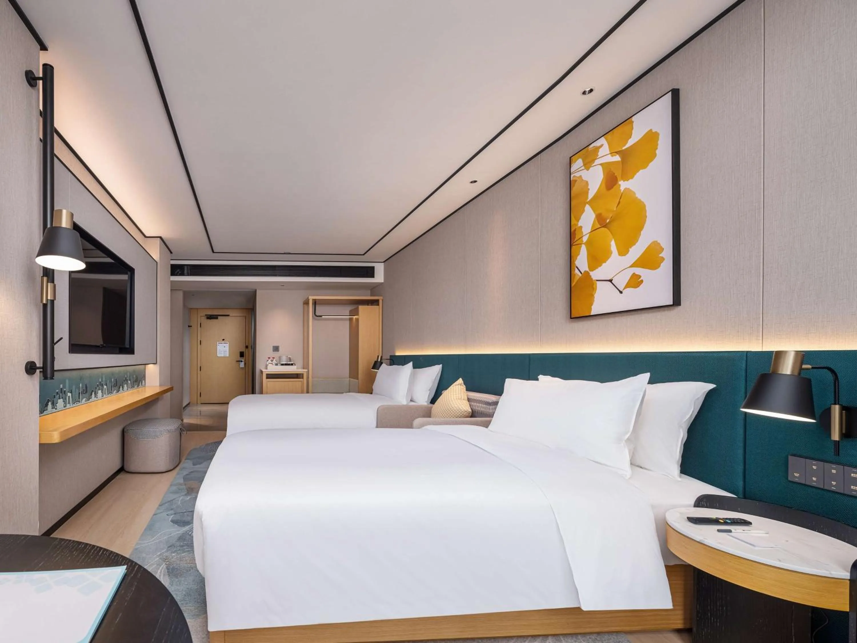 Bed in Hilton Garden Inn Beijing Temple Of Heaven East Gate Station