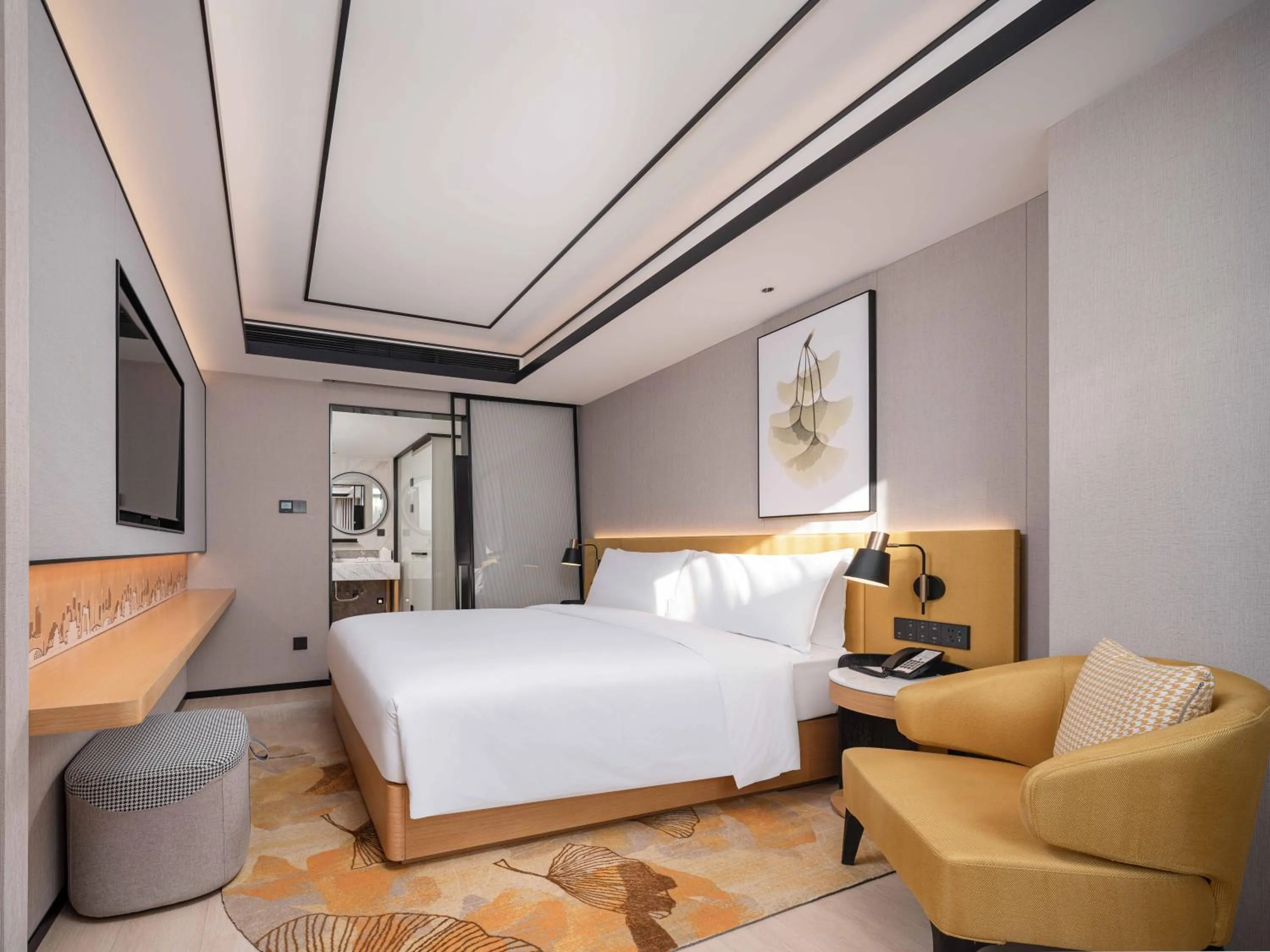 Bedroom, Bed in Hilton Garden Inn Beijing Temple Of Heaven East Gate Station