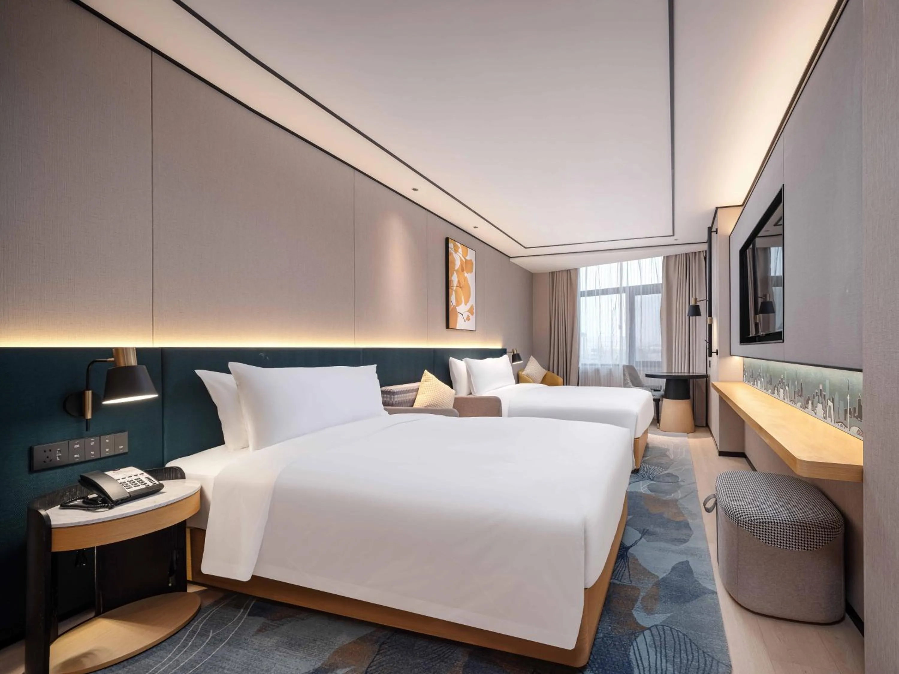 Bed in Hilton Garden Inn Beijing Temple Of Heaven East Gate Station