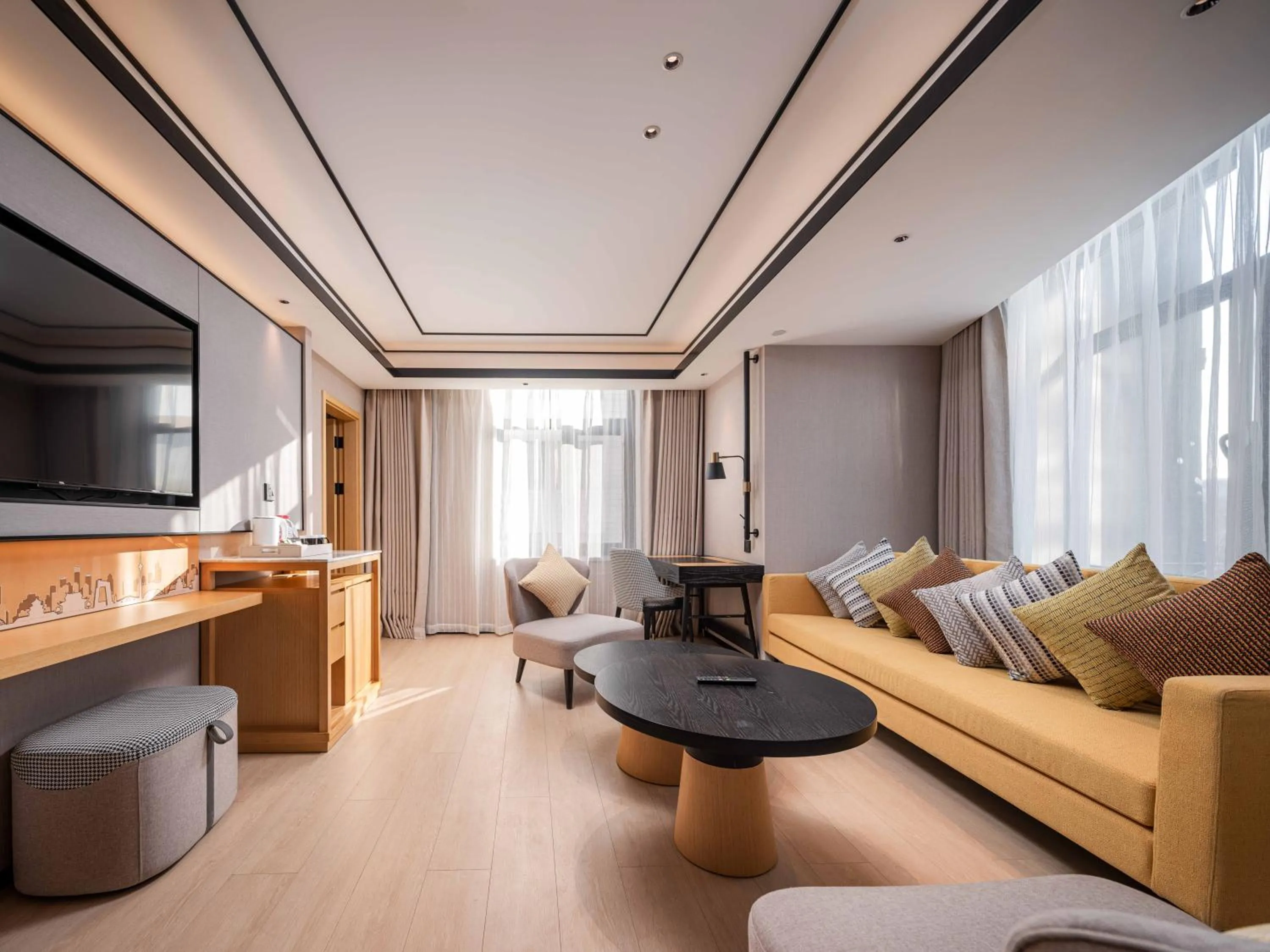 Living room in Hilton Garden Inn Beijing Temple Of Heaven East Gate Station