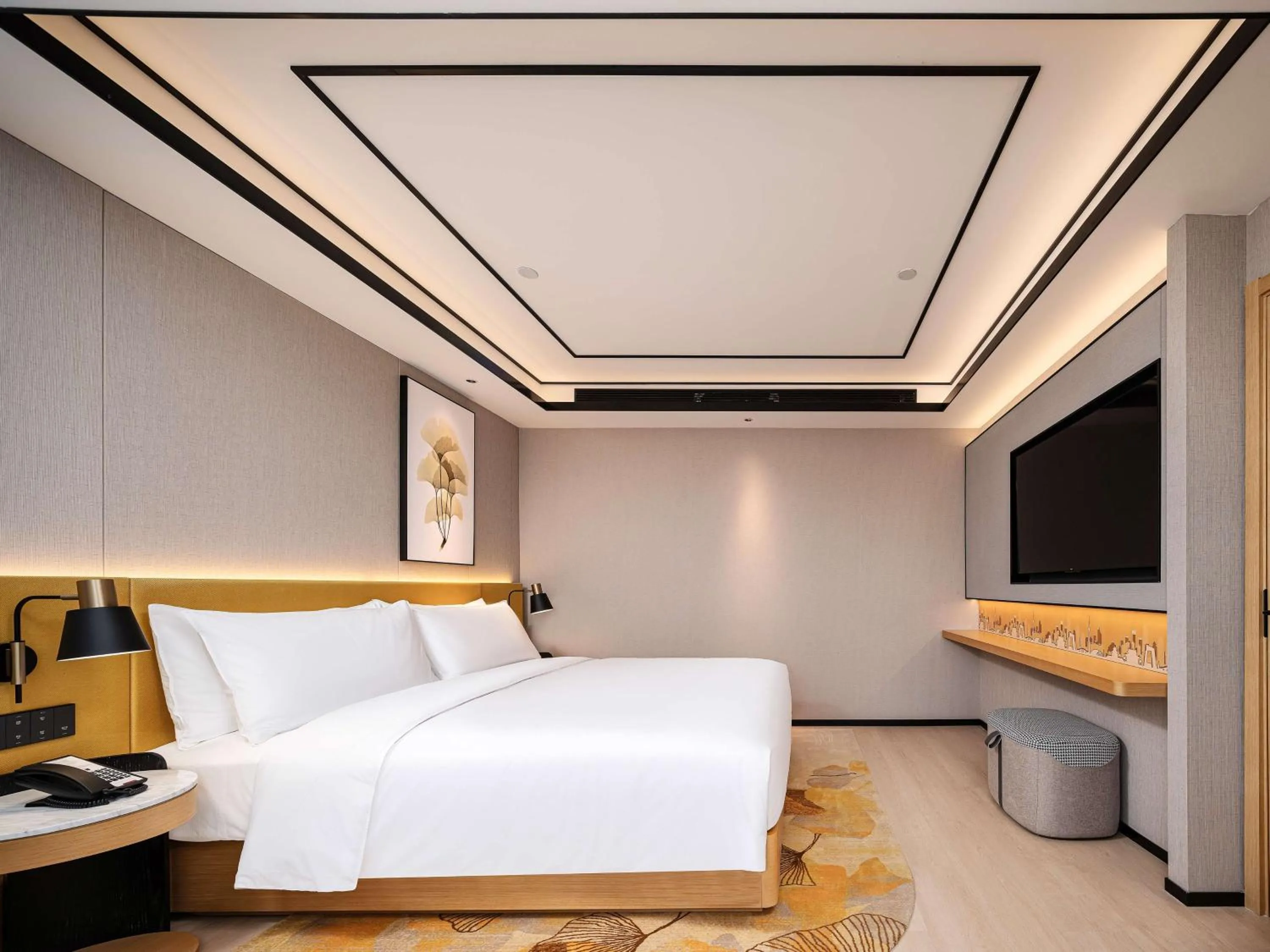 Bed in Hilton Garden Inn Beijing Temple Of Heaven East Gate Station