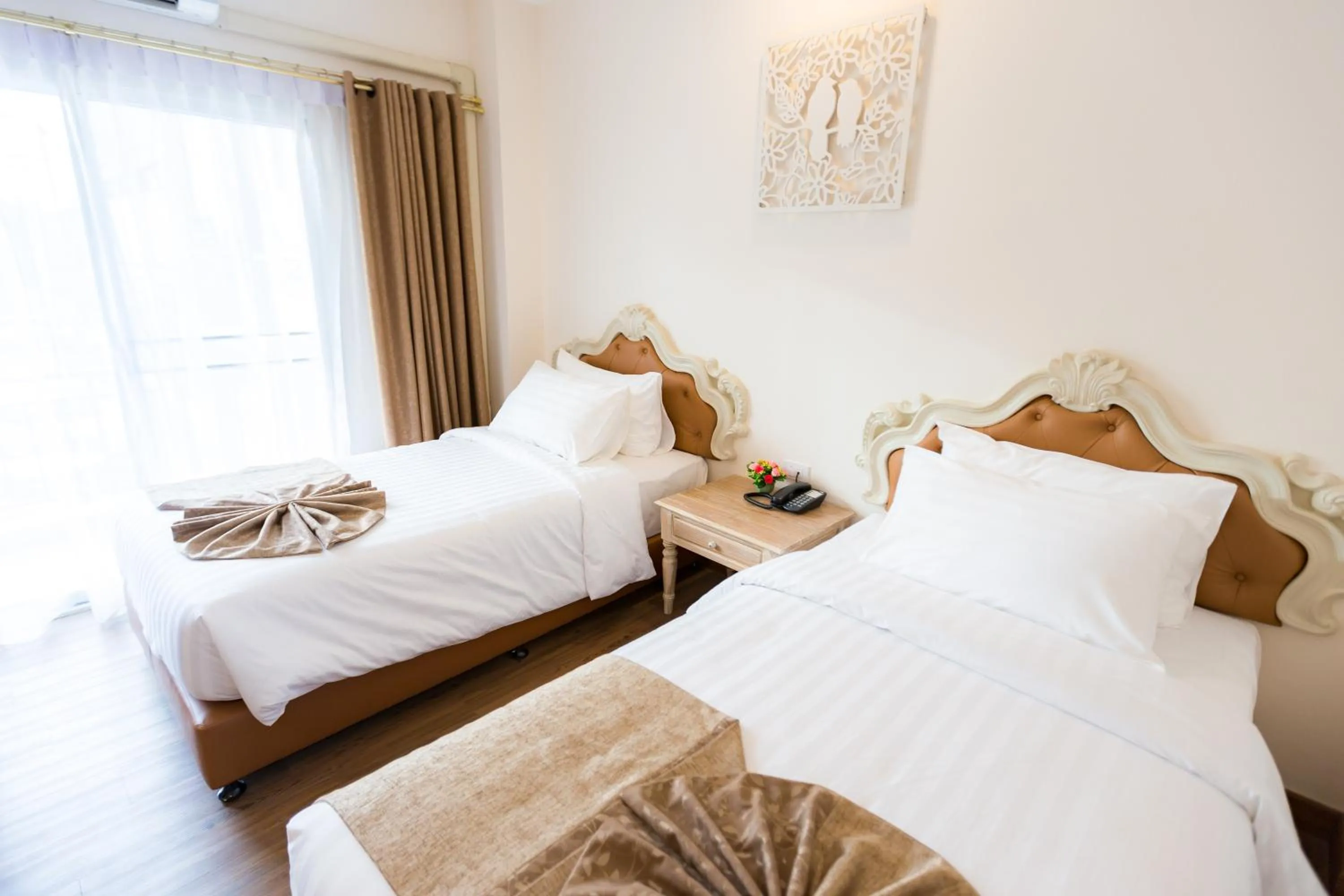 Bedroom, Bed in Hi Chiangrai Hotel