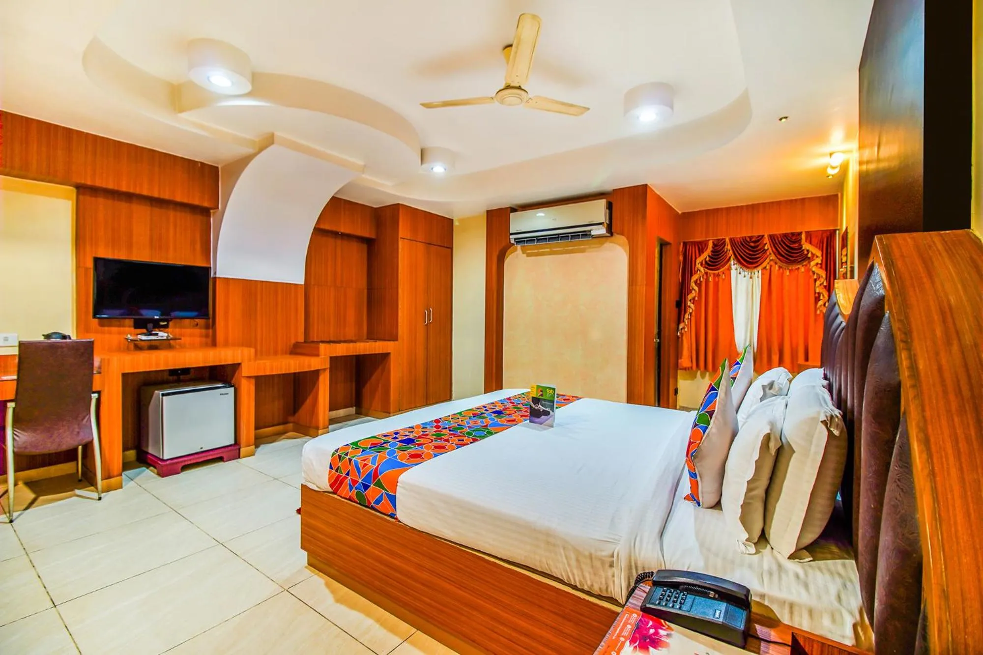 Bedroom, Bed in FabHotel Palash Residency Ranchi Railway Station