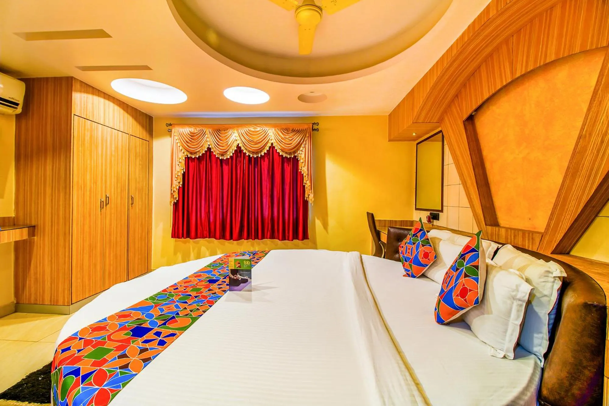 Bedroom, Bed in FabHotel Palash Residency Ranchi Railway Station