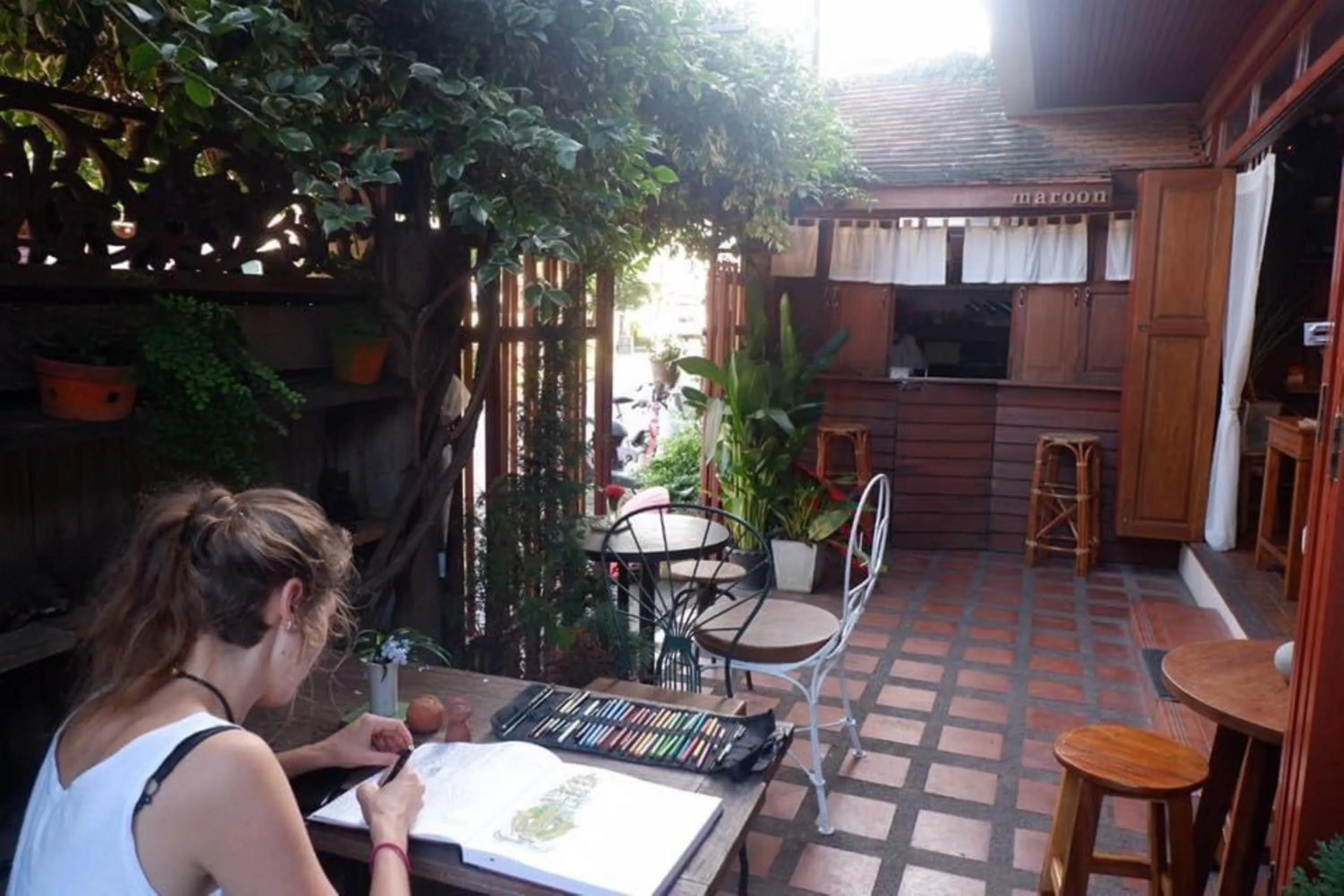 Patio in Tiptopthai House