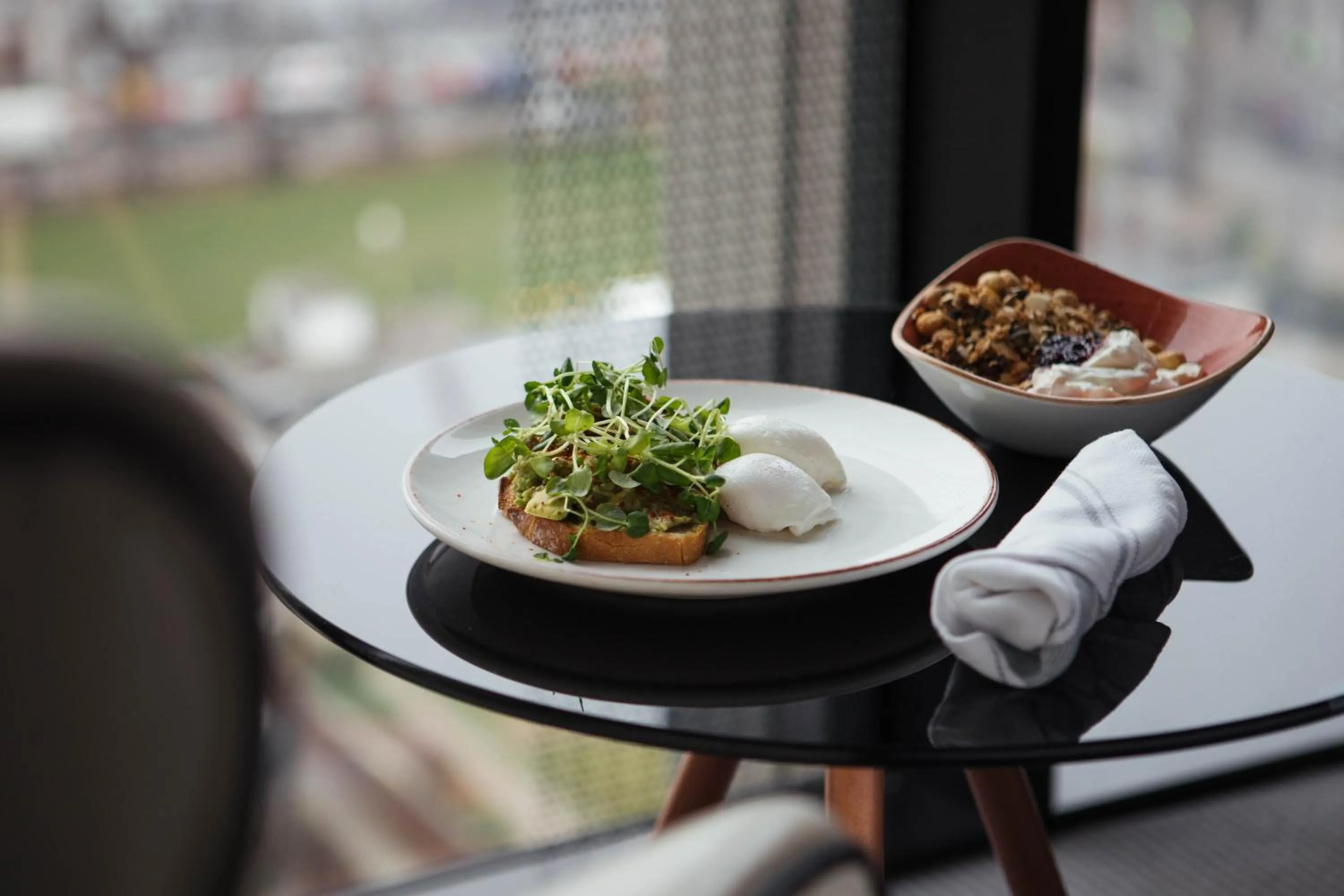 Food close-up in Montcalm Royal London House, London City