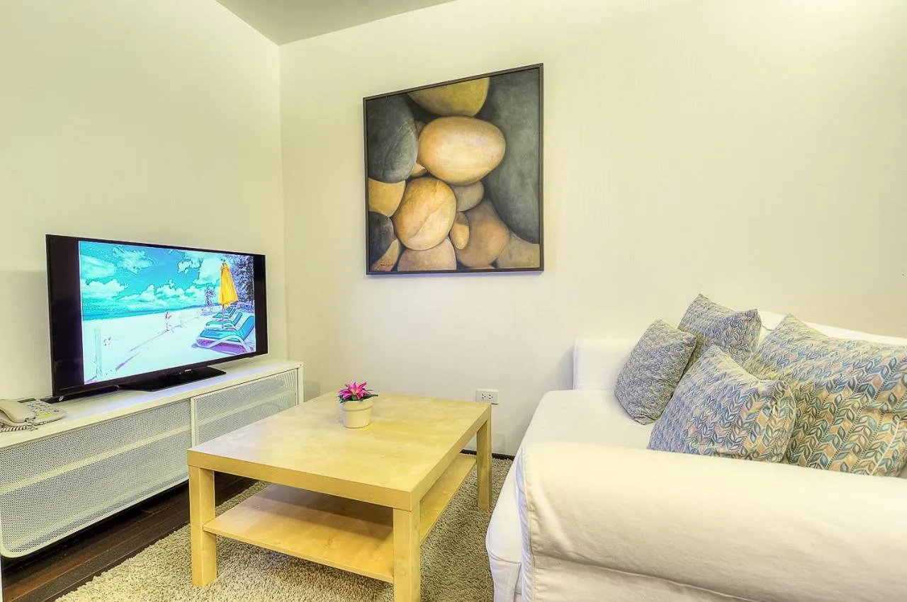 Living room in The Title Comfort Condotel