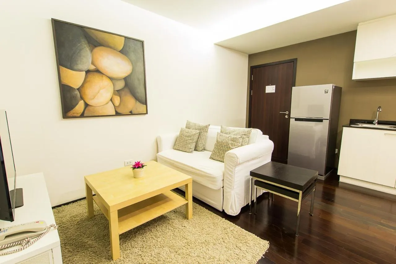 Living room in The Title Comfort Condotel
