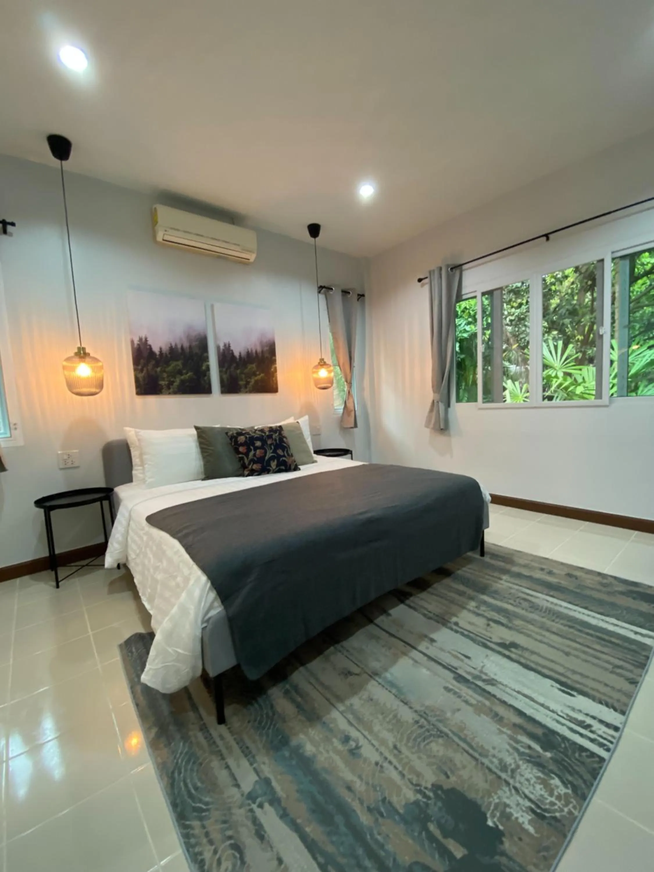 Bed in Baan Patcharintorn Samui