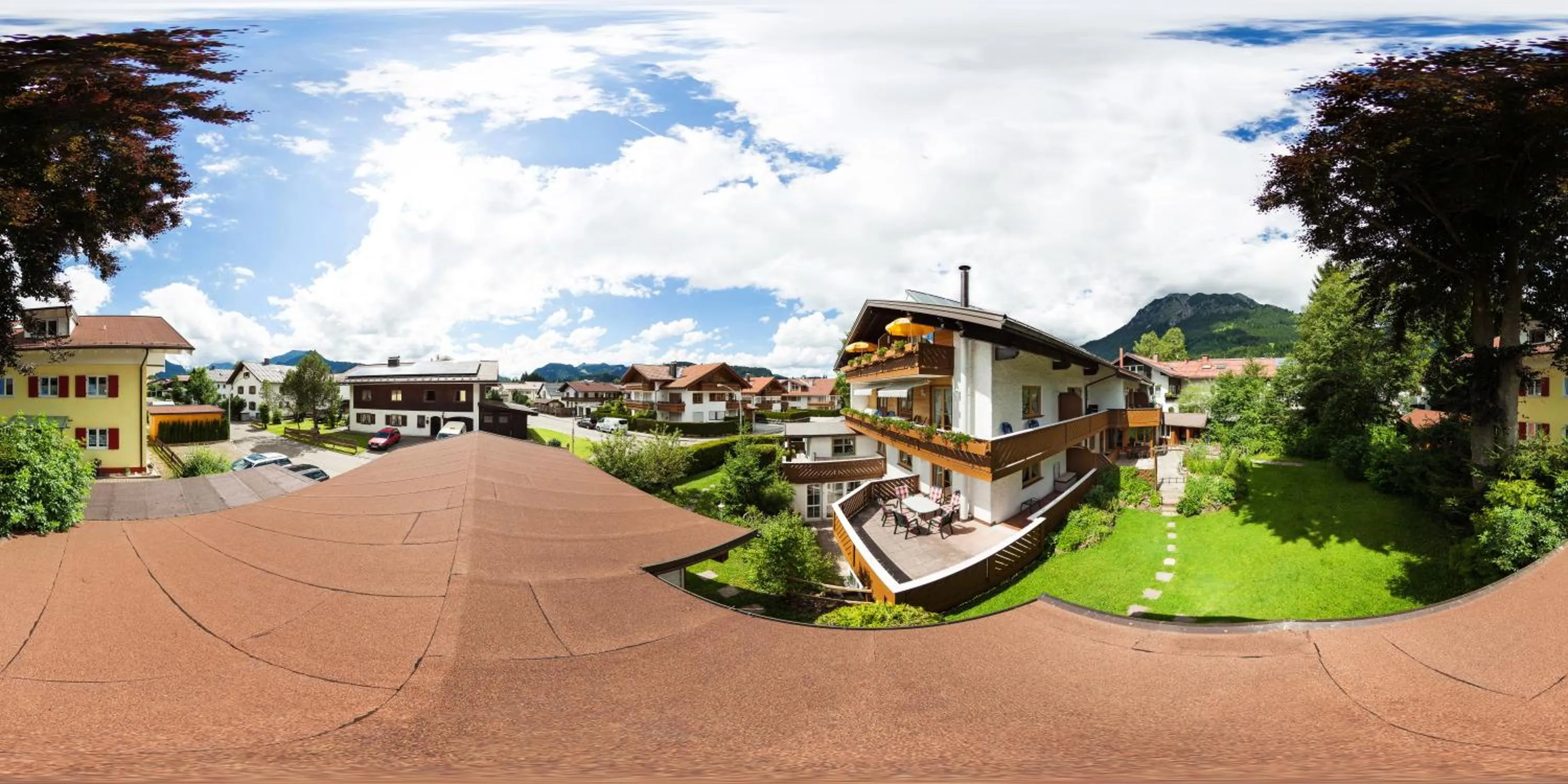 Bird's eye view in Ferienhotel Sonnenheim