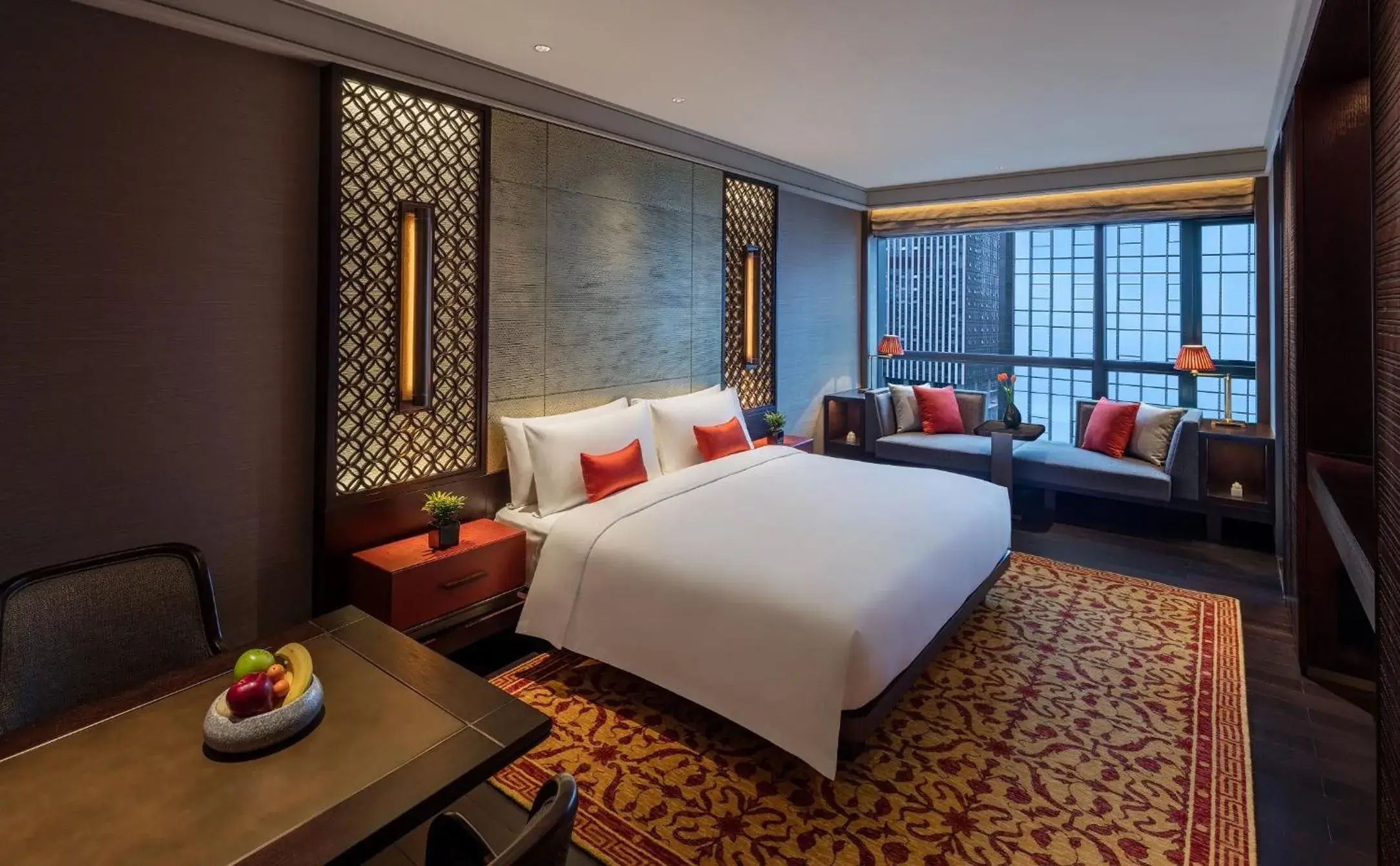 Classic King Room with City View - Smoking in Regent Chongqing - Complimentary 1st round mini bar daily Classic King Room with City View - Smoking in Regent Chongqing - Complimentary 1st round mini bar daily