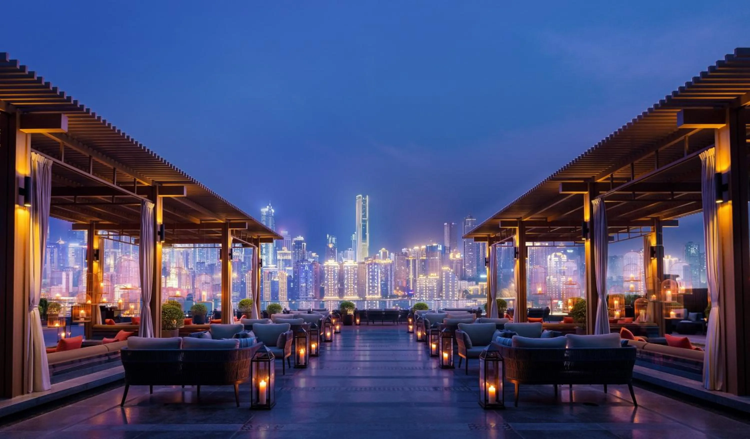 Lounge or bar in Regent Chongqing - Complimentary 1st round mini bar daily