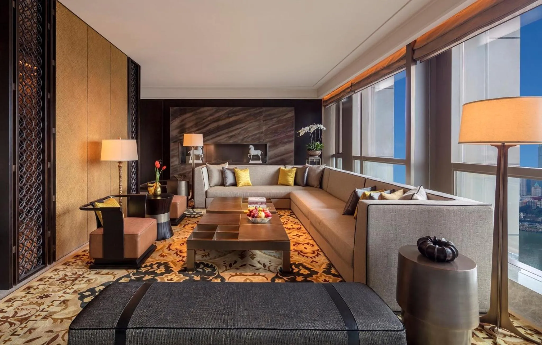 Photo of the whole room in Regent Chongqing - Complimentary 1st round mini bar daily