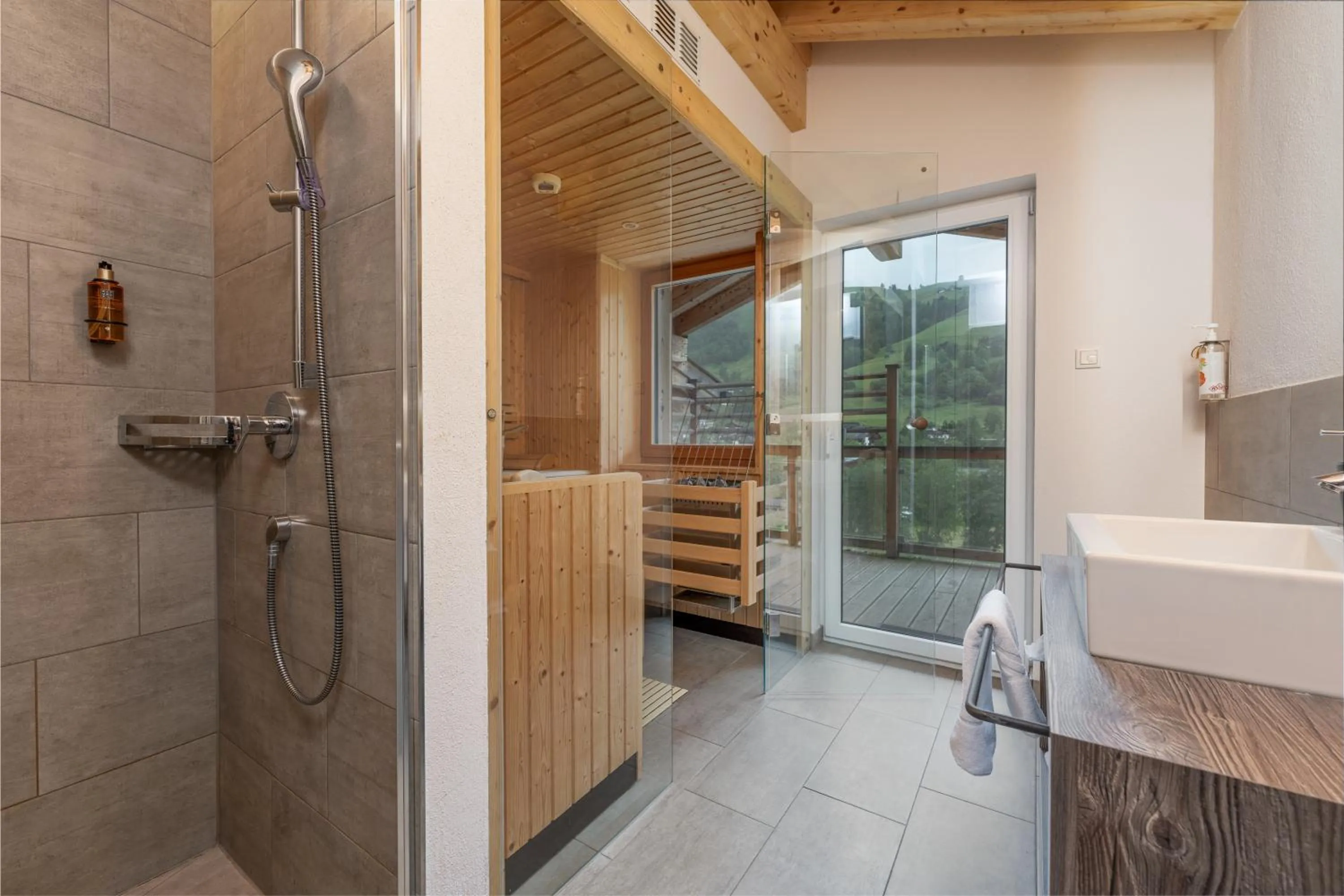 Shower in AvenidA Panorama Suites