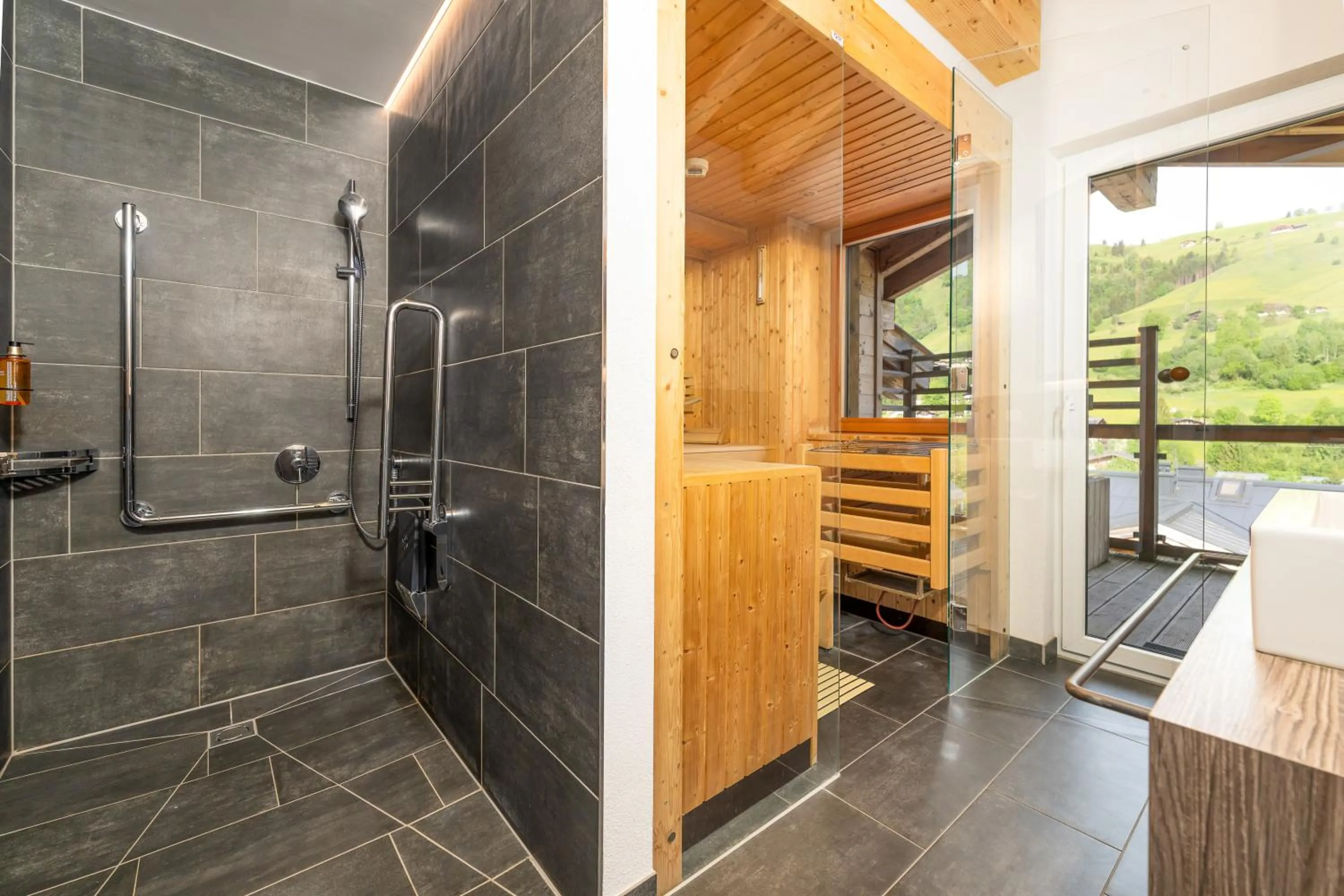 Shower in AvenidA Panorama Suites