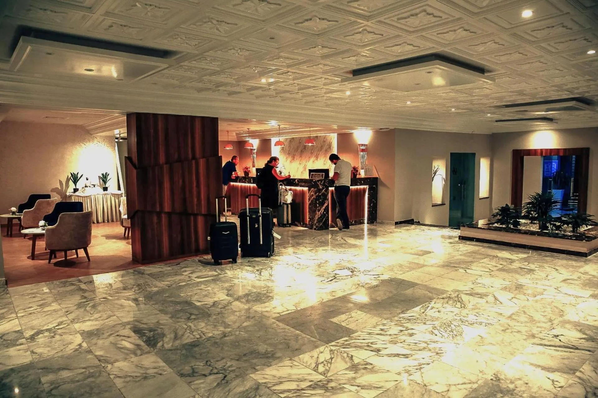 Lobby or reception in Hotel Continental