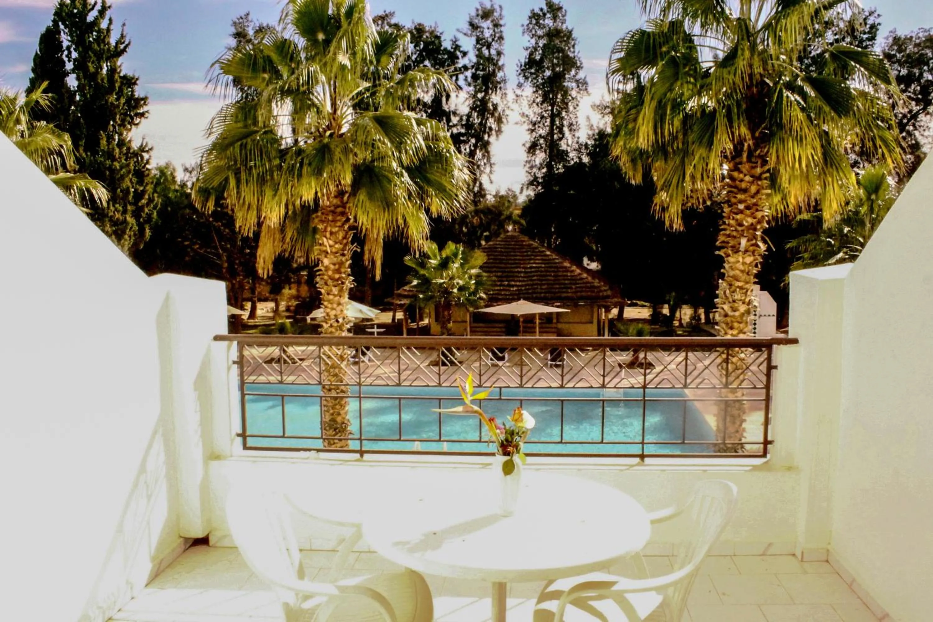 Pool view in Hotel Continental