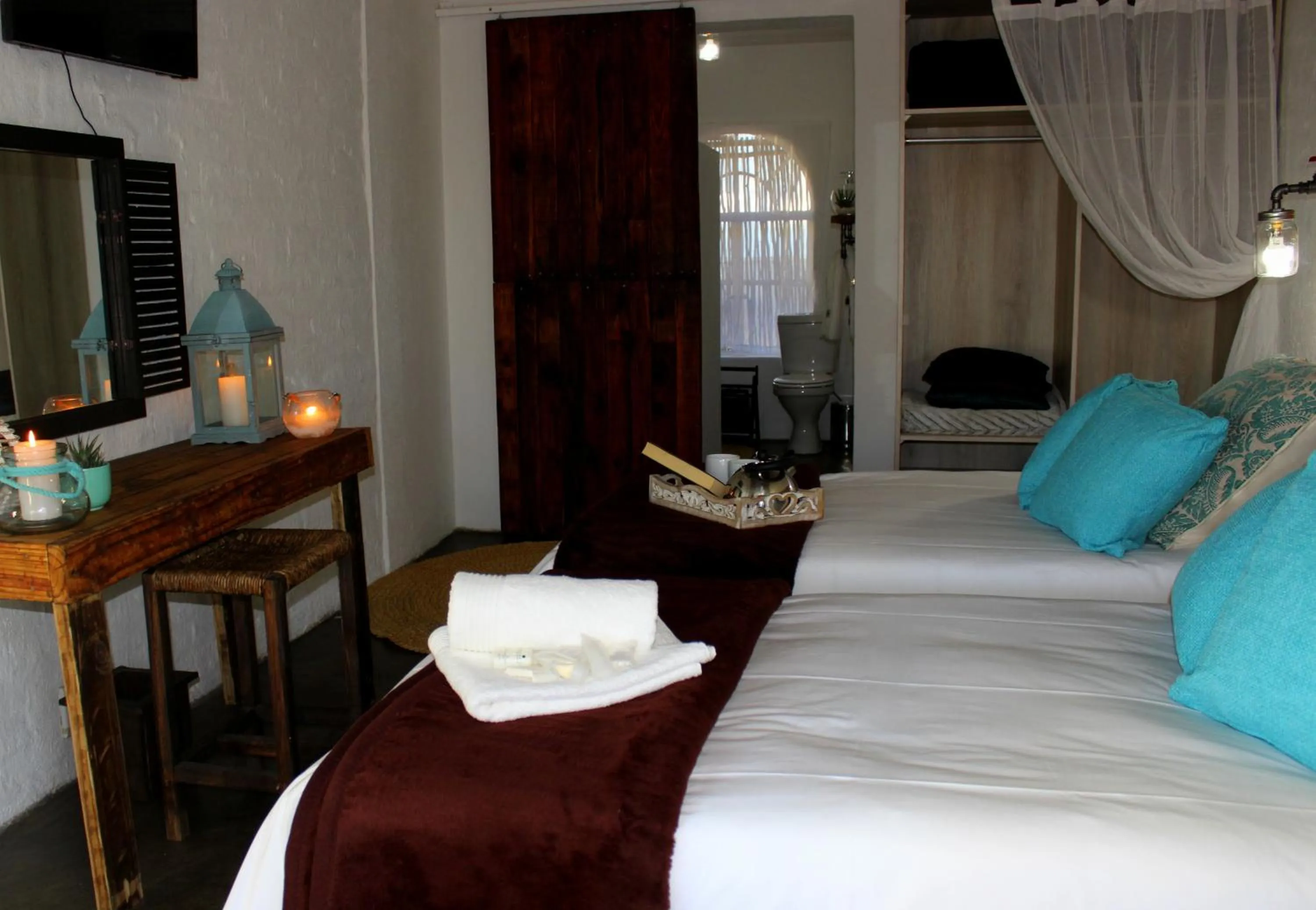 Bed in Waterfall Guesthouse