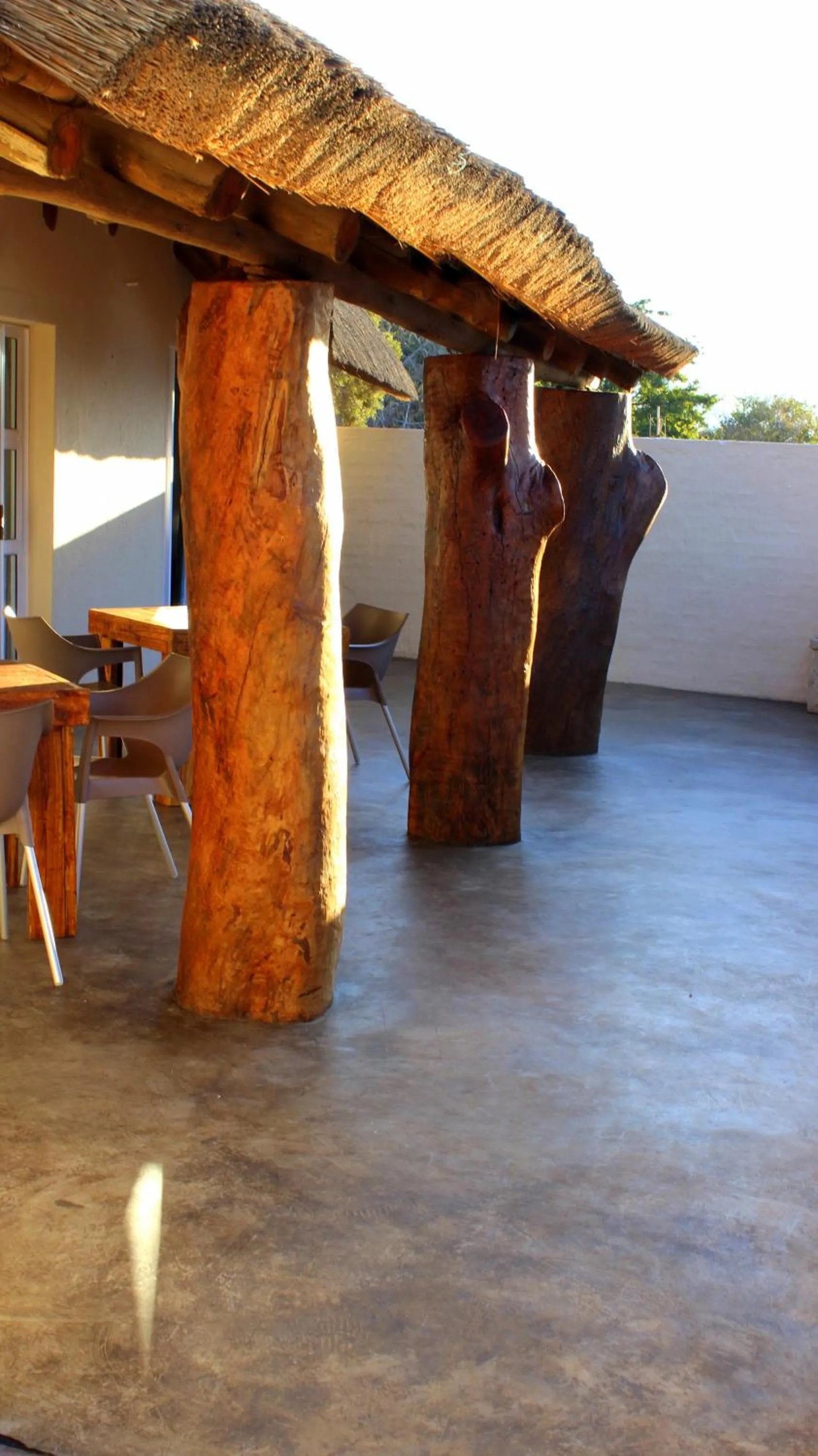 Patio in Waterfall Guesthouse