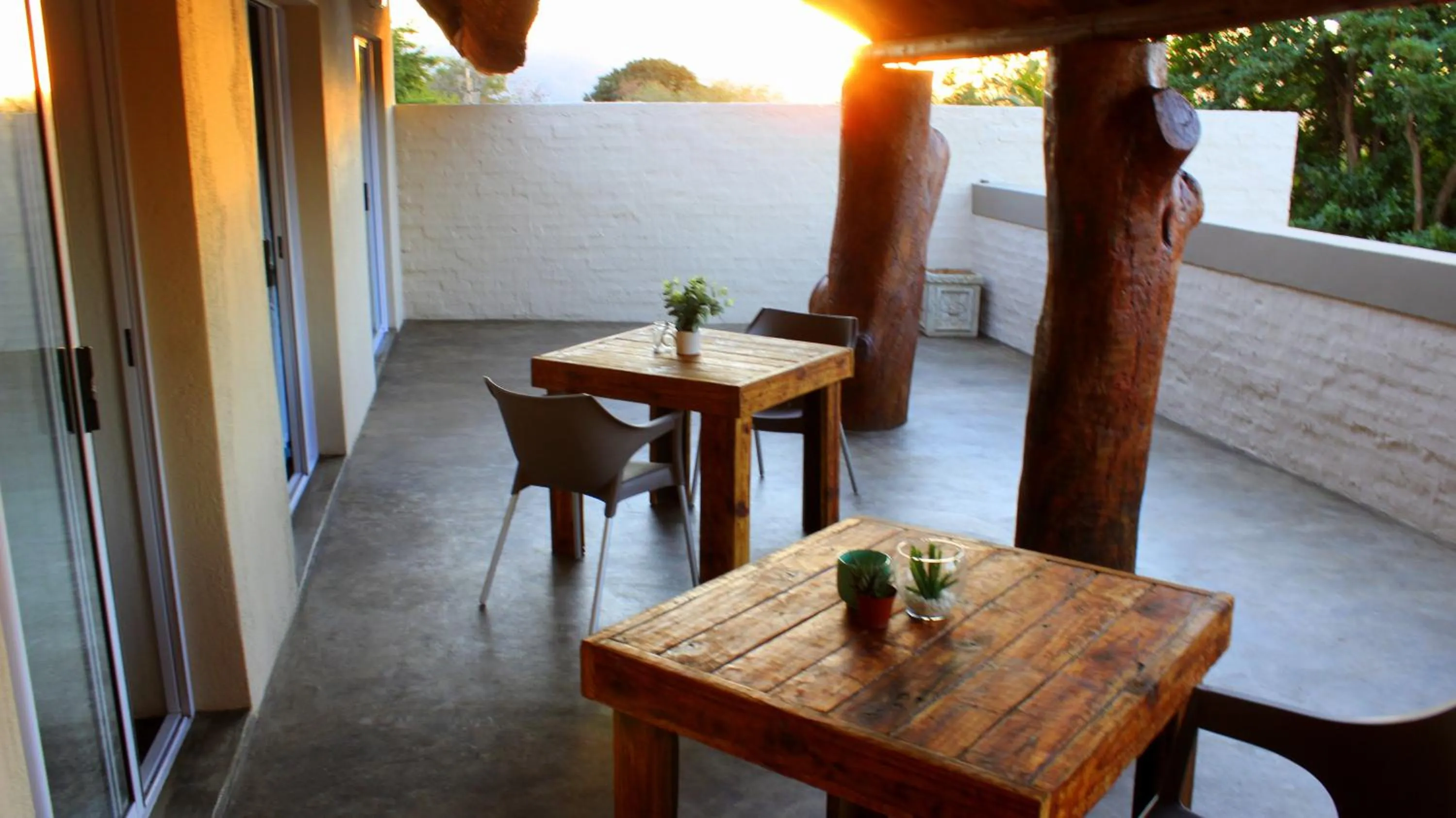 Patio in Waterfall Guesthouse