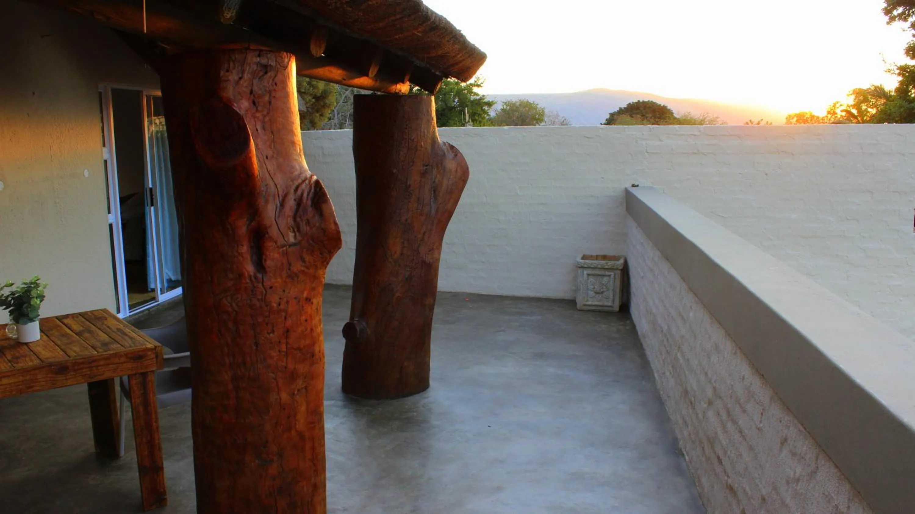 Patio in Waterfall Guesthouse