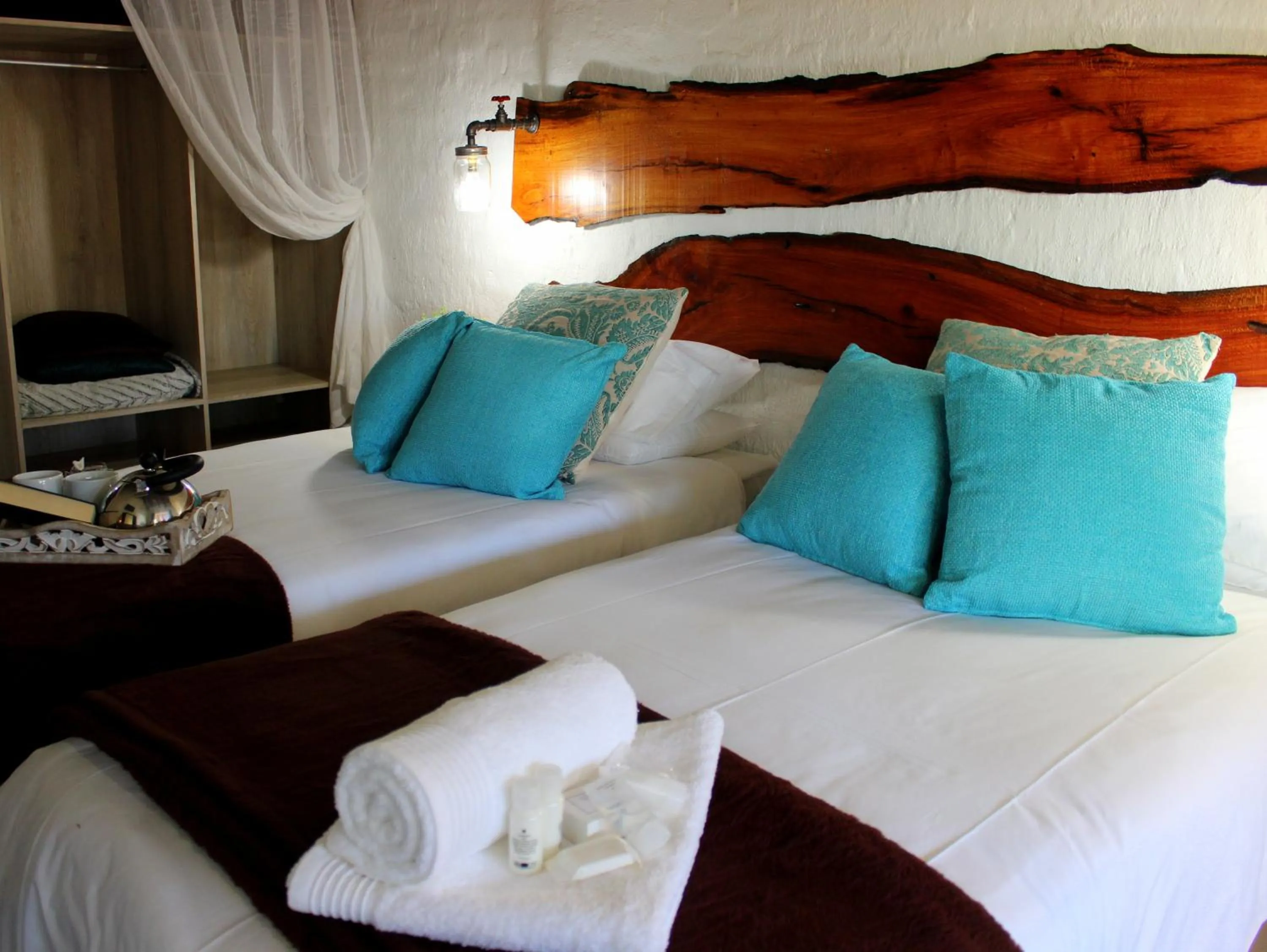 Bed in Waterfall Guesthouse